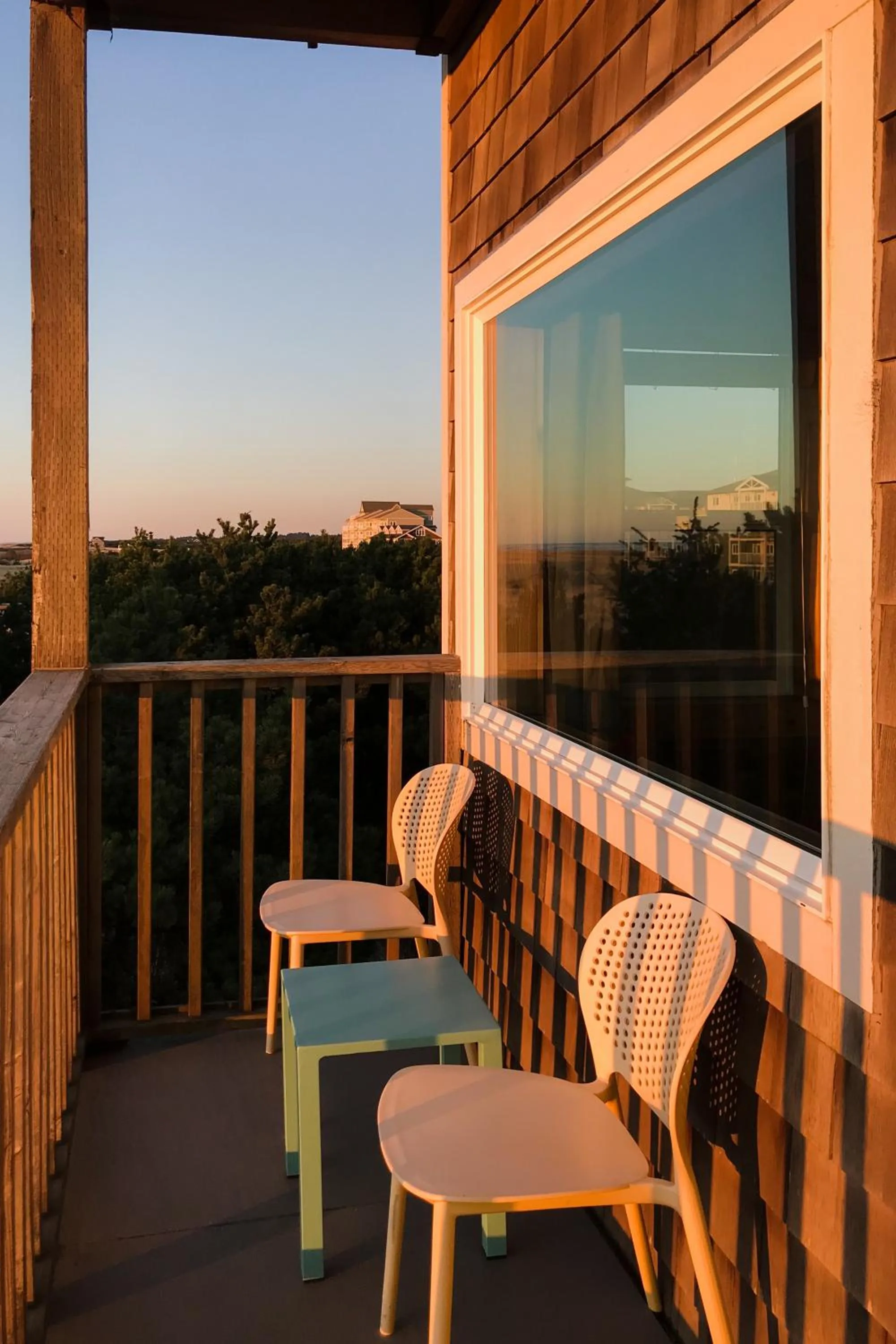 Patio in Inn at Discovery Coast