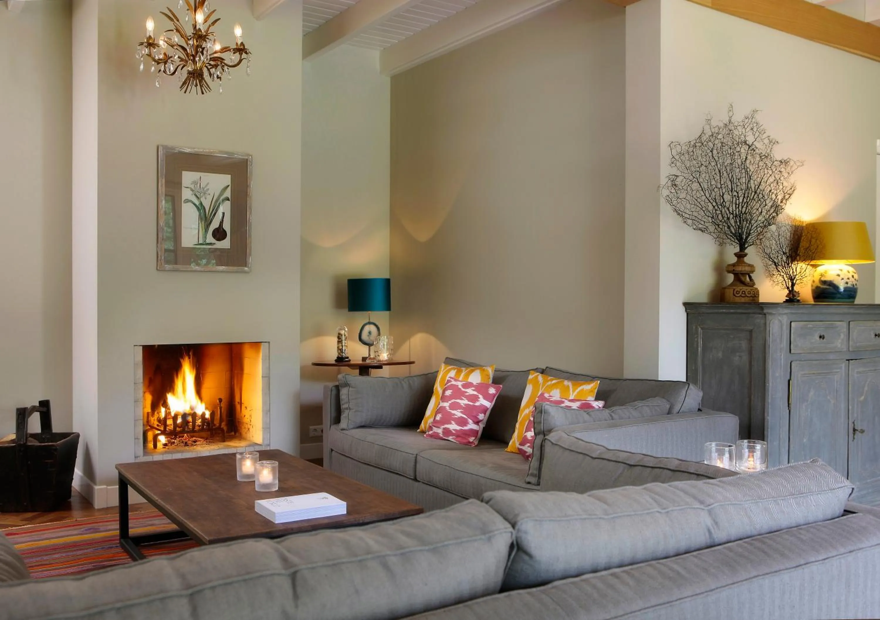 Living room in Relais & Chateaux Hotel Landgoed Het Roode Koper