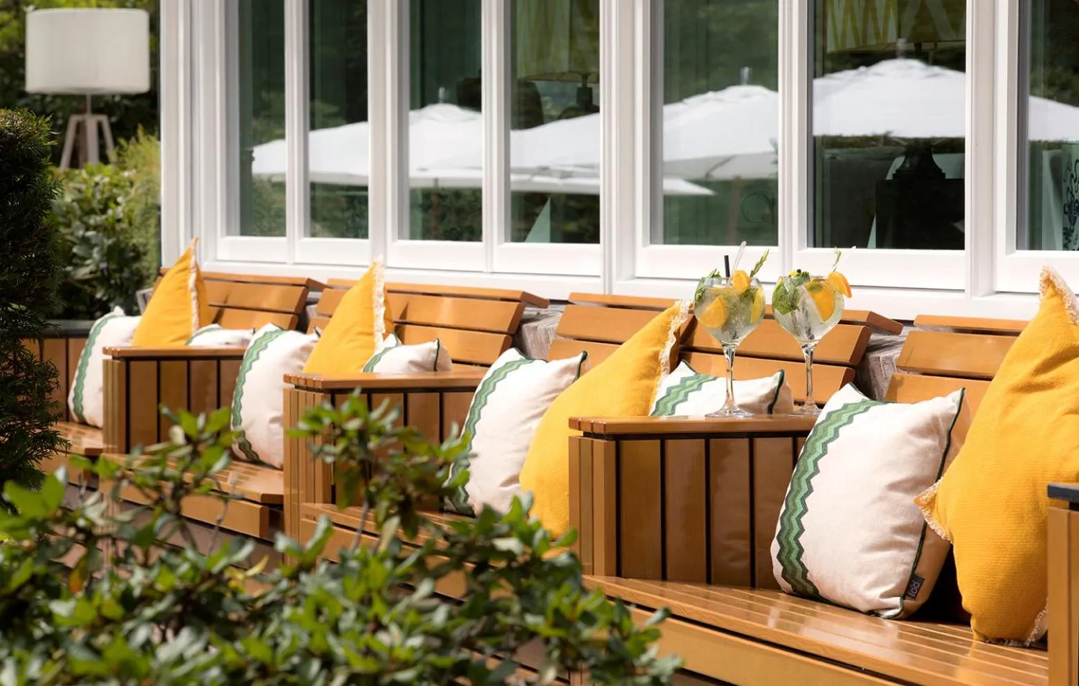 Seating area in Relais & Chateaux Hotel Landgoed Het Roode Koper