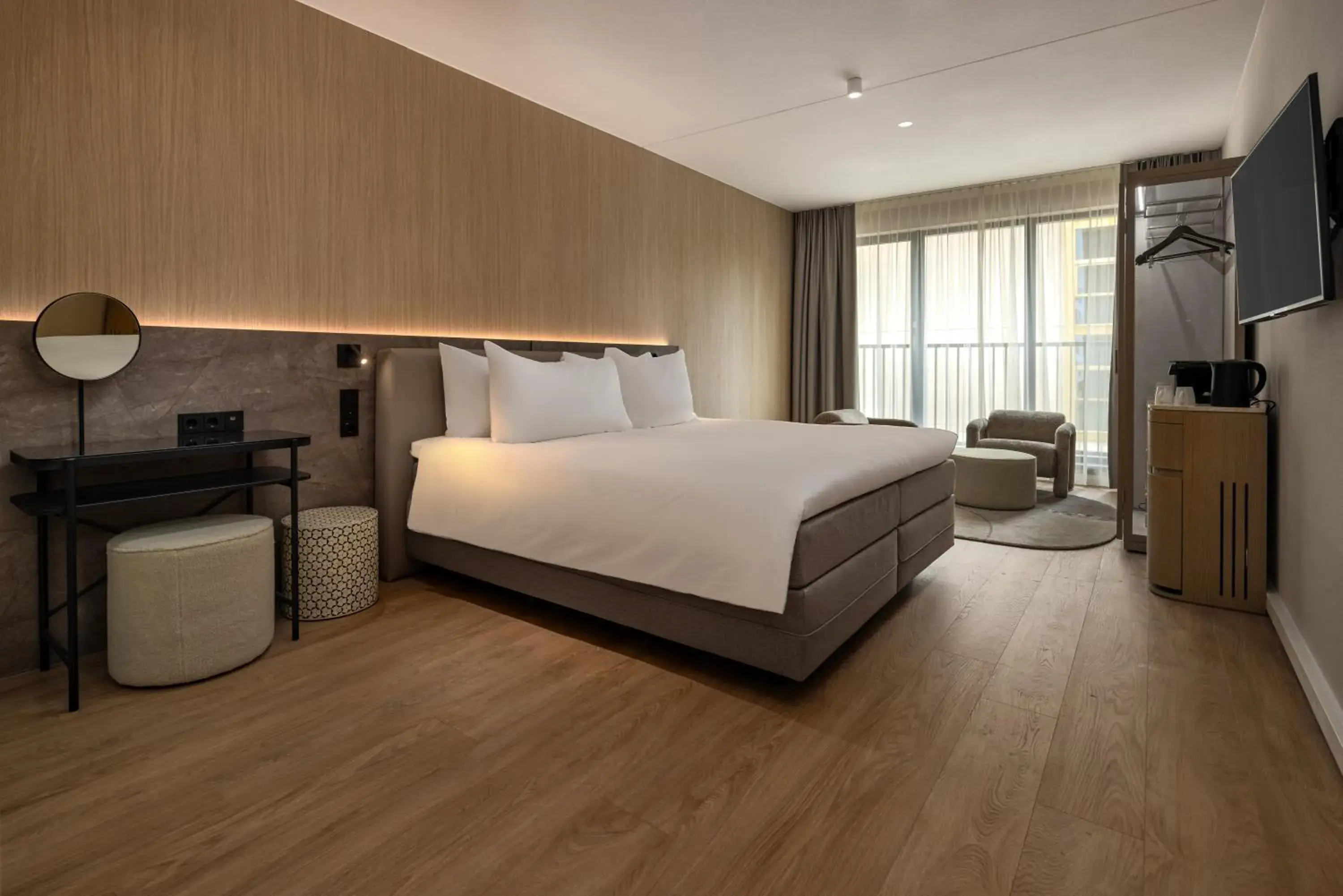 Bed in WestCord Hotel Eindhoven Bed in WestCord Hotel Eindhoven