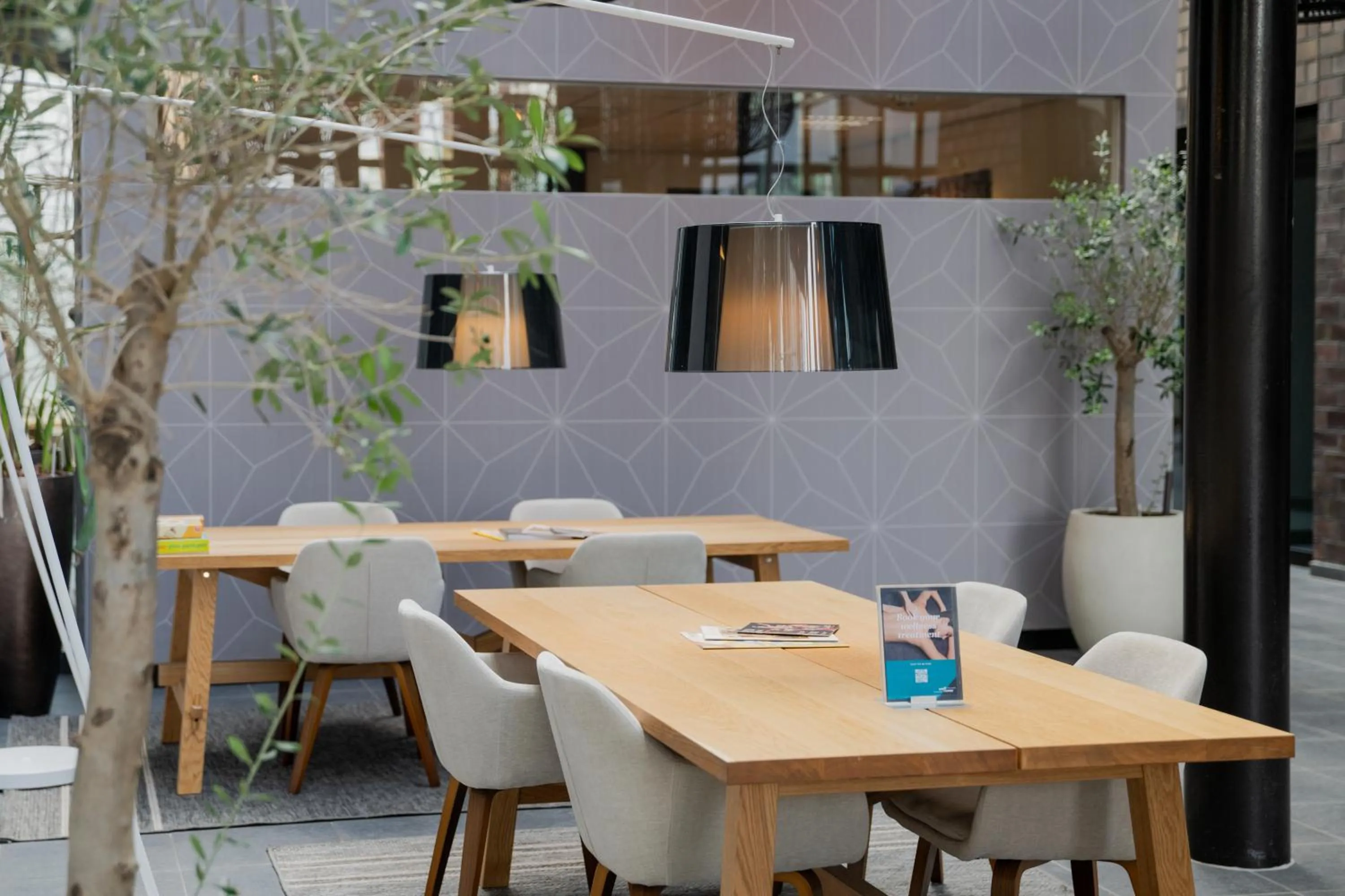 Seating area in WestCord Hotel Eindhoven