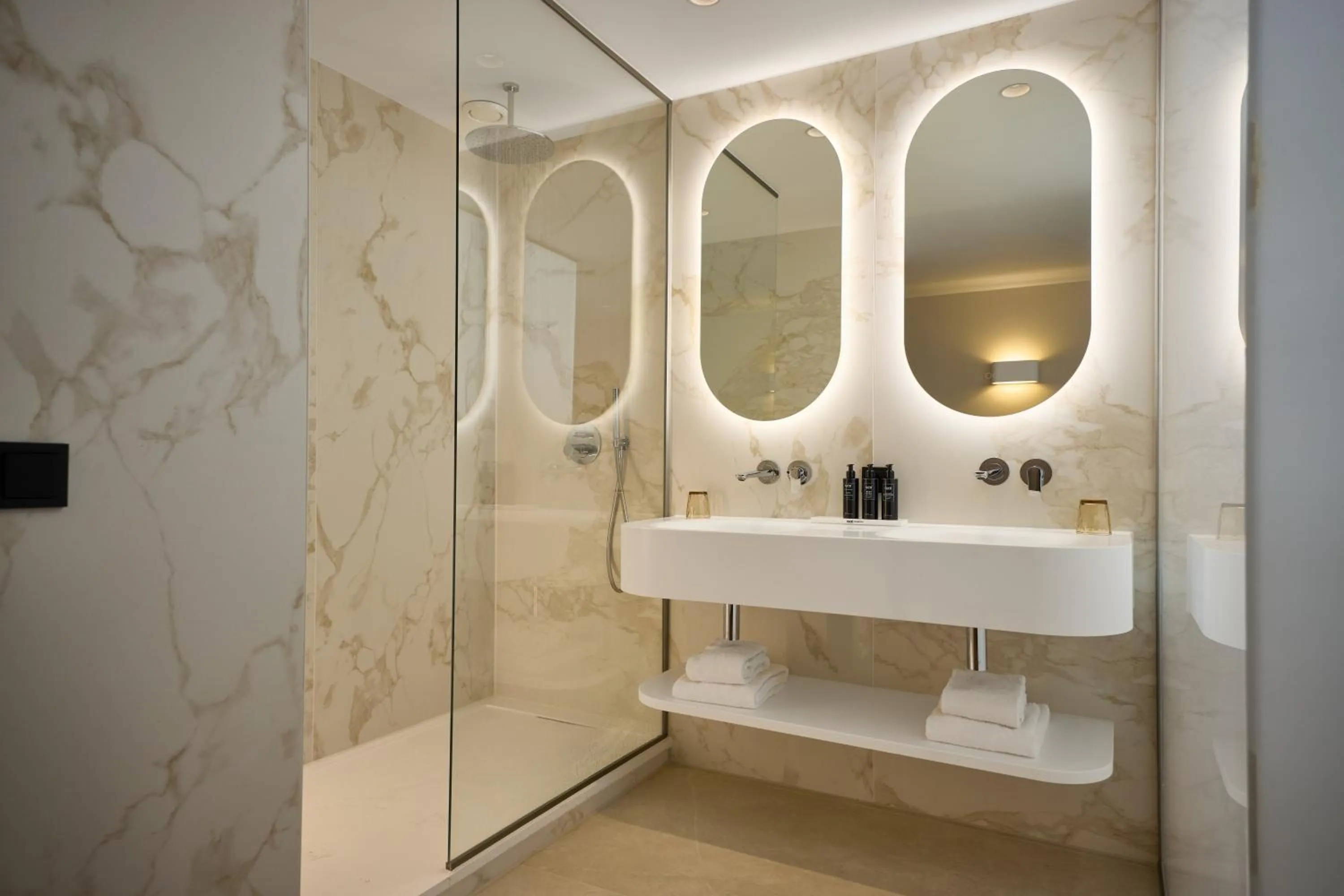 Shower in WestCord Hotel Eindhoven