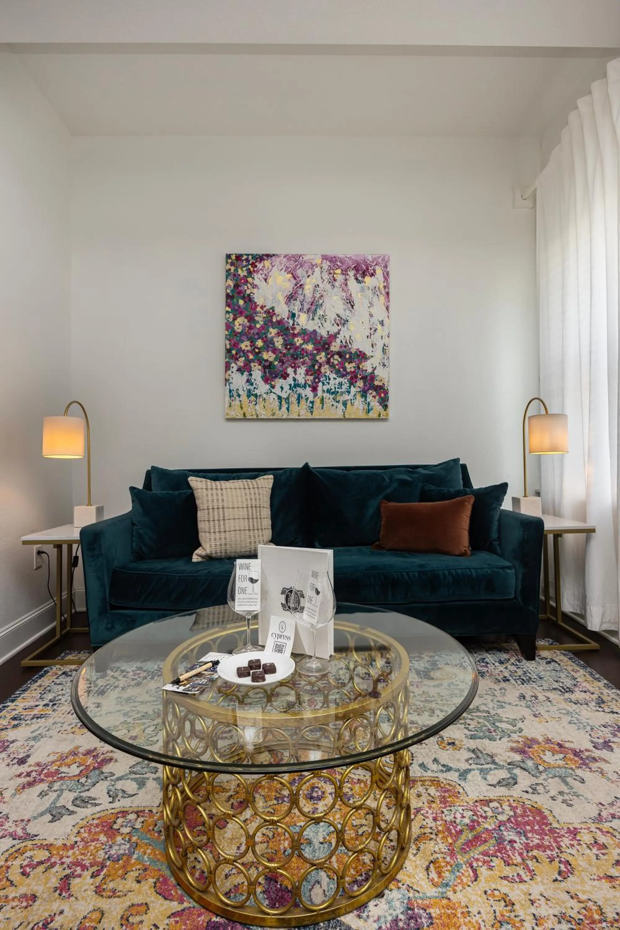 Living room in 3rd Street Flats