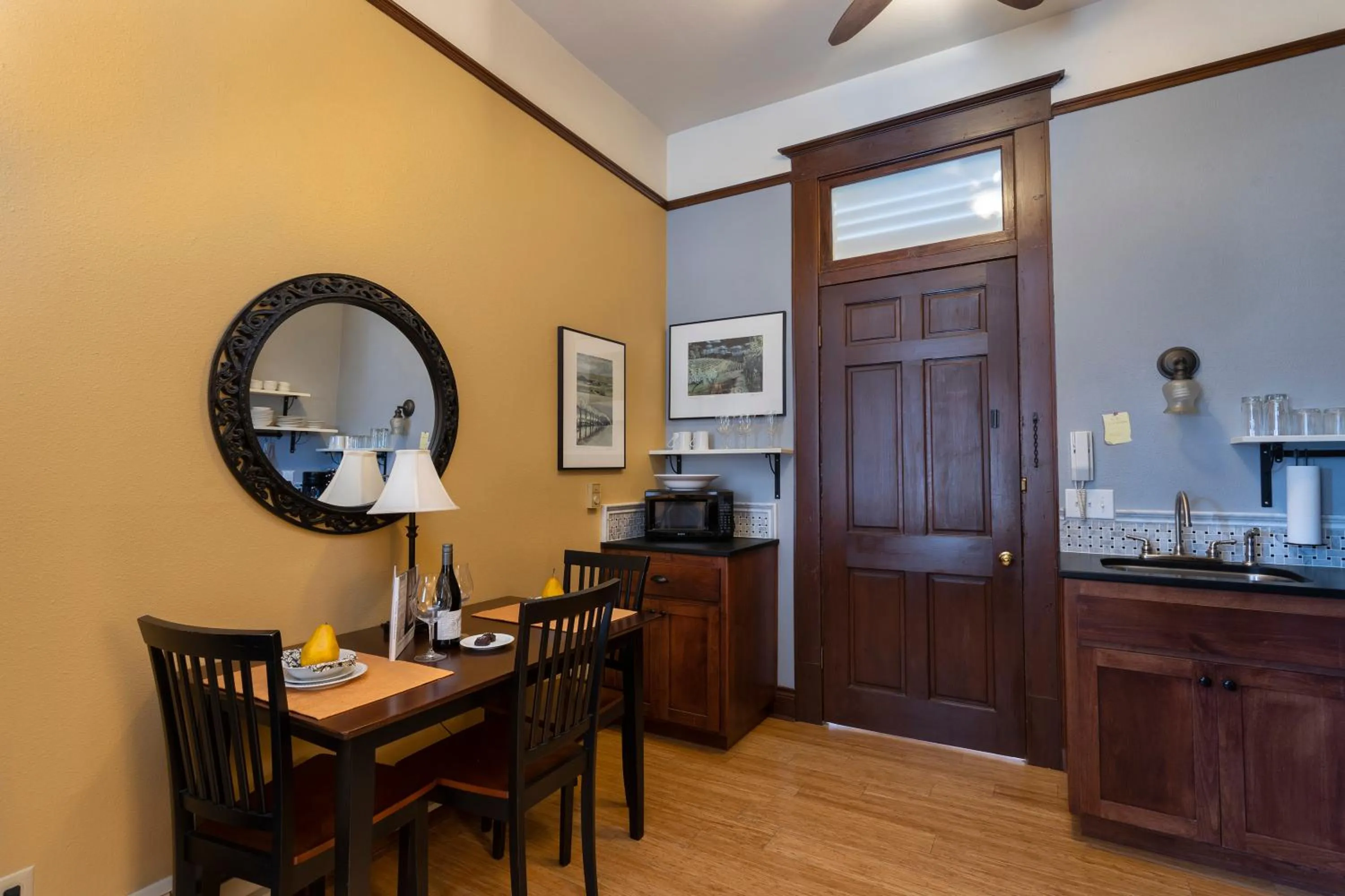 Dining area in 3rd Street Flats
