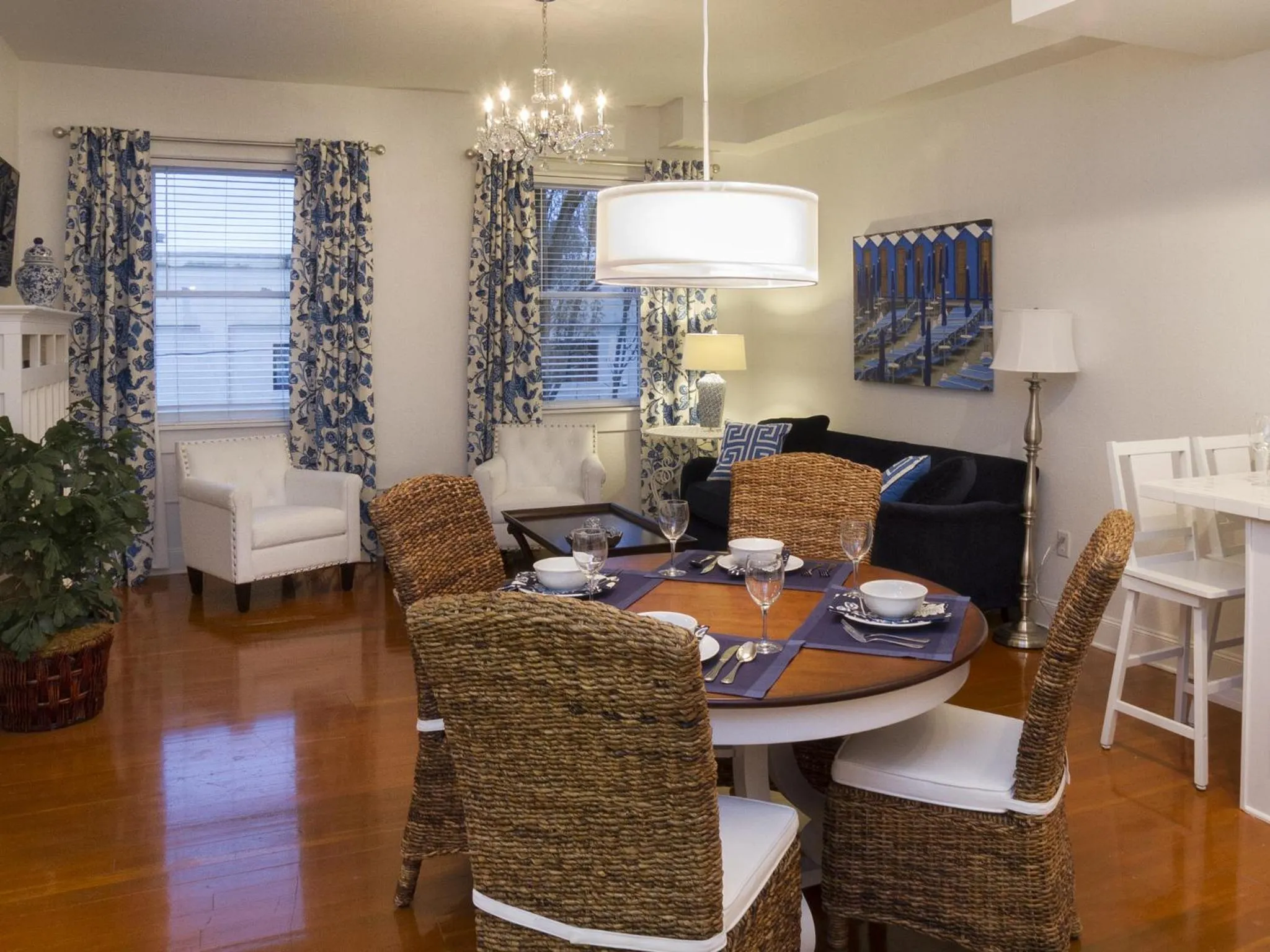 Living room in 3rd Street Flats