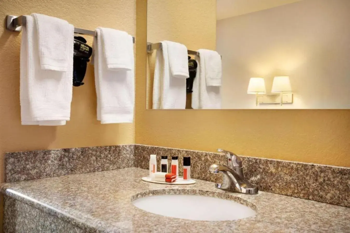 Bathroom in Travelodge by Wyndham Gillette Bathroom in Travelodge by Wyndham Gillette