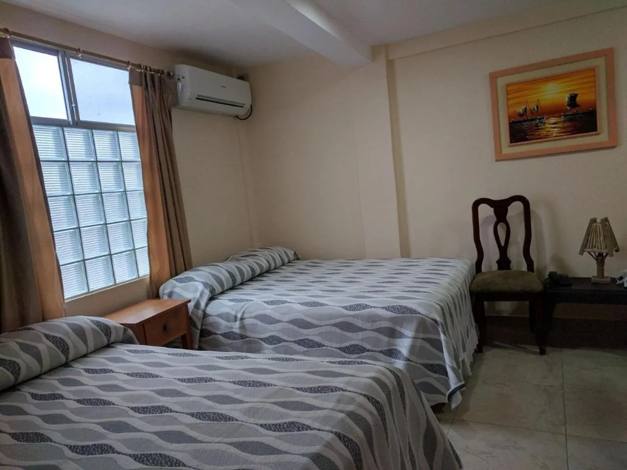 Bed in Hotel Mileto