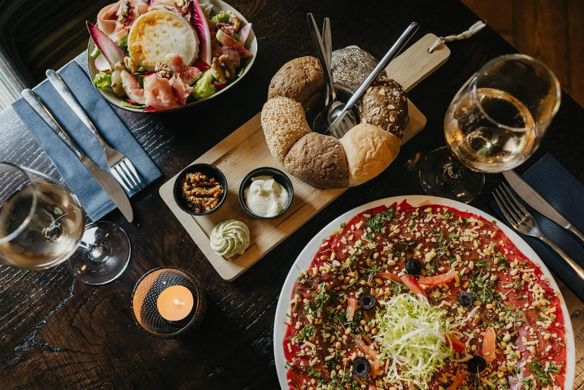Food close-up in Kasteel De Vanenburg