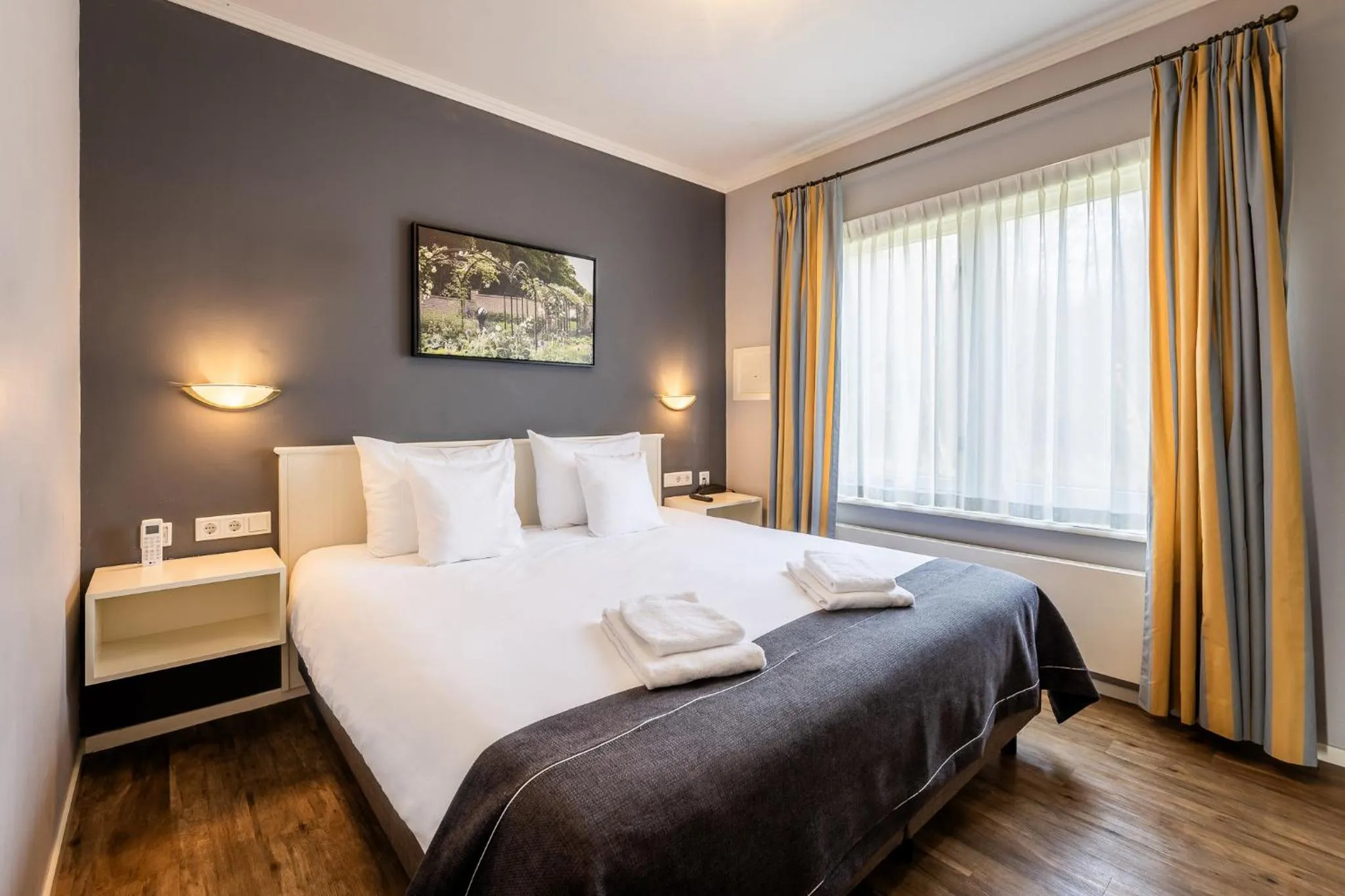 Bedroom, Bed in Kasteel De Vanenburg