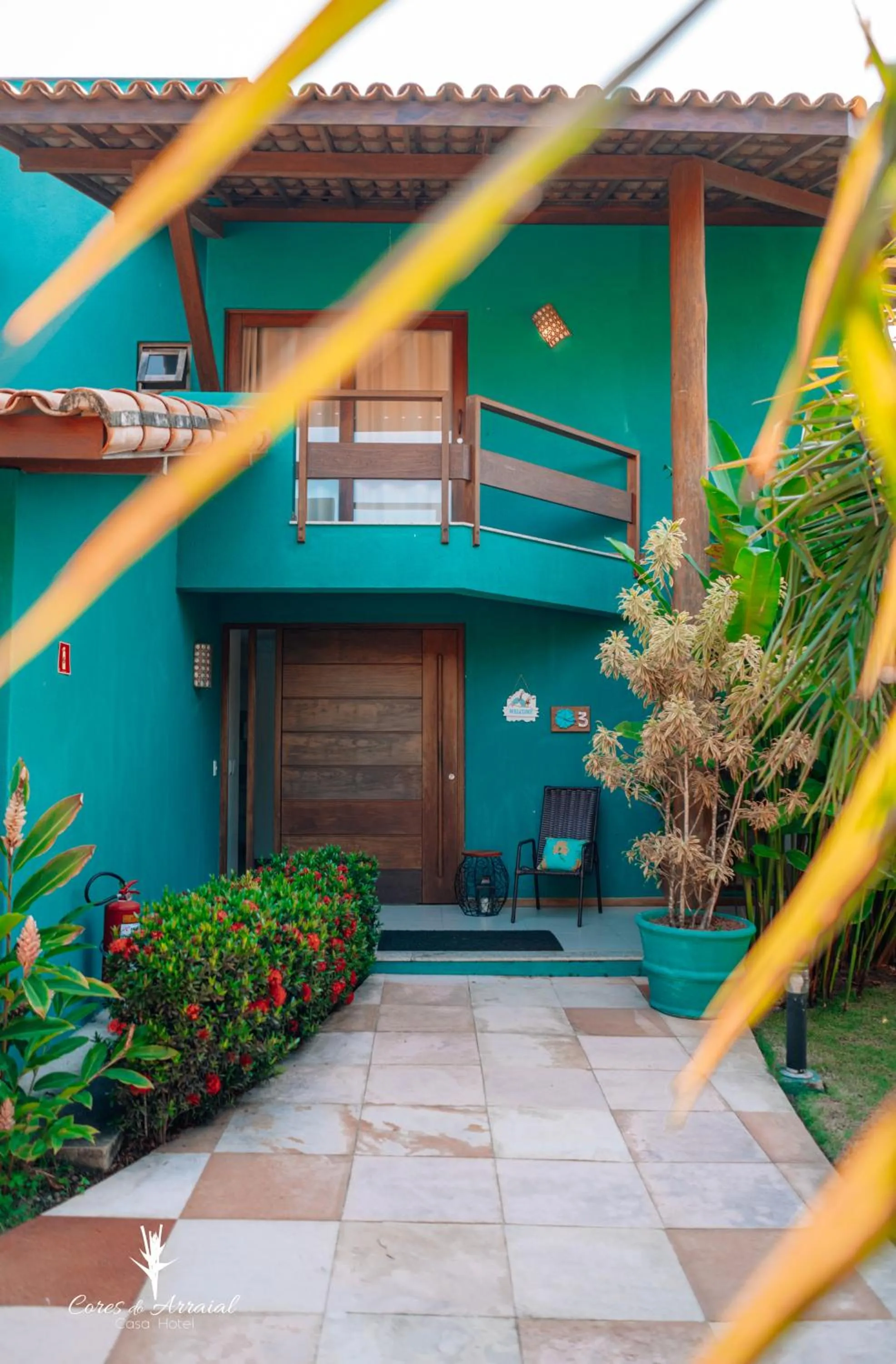 Facade/entrance in Cores do Arraial Residence Hotel