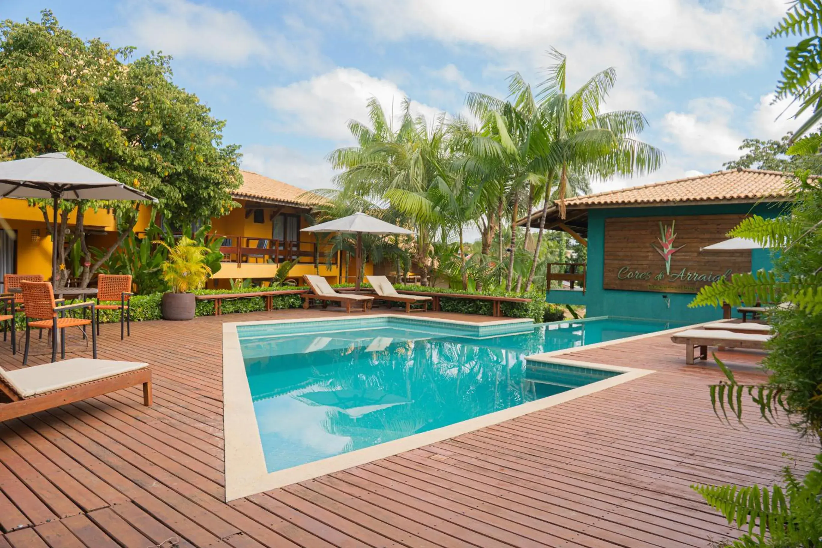 Swimming pool in Cores do Arraial Residence Hotel Swimming pool in Cores do Arraial Residence Hotel