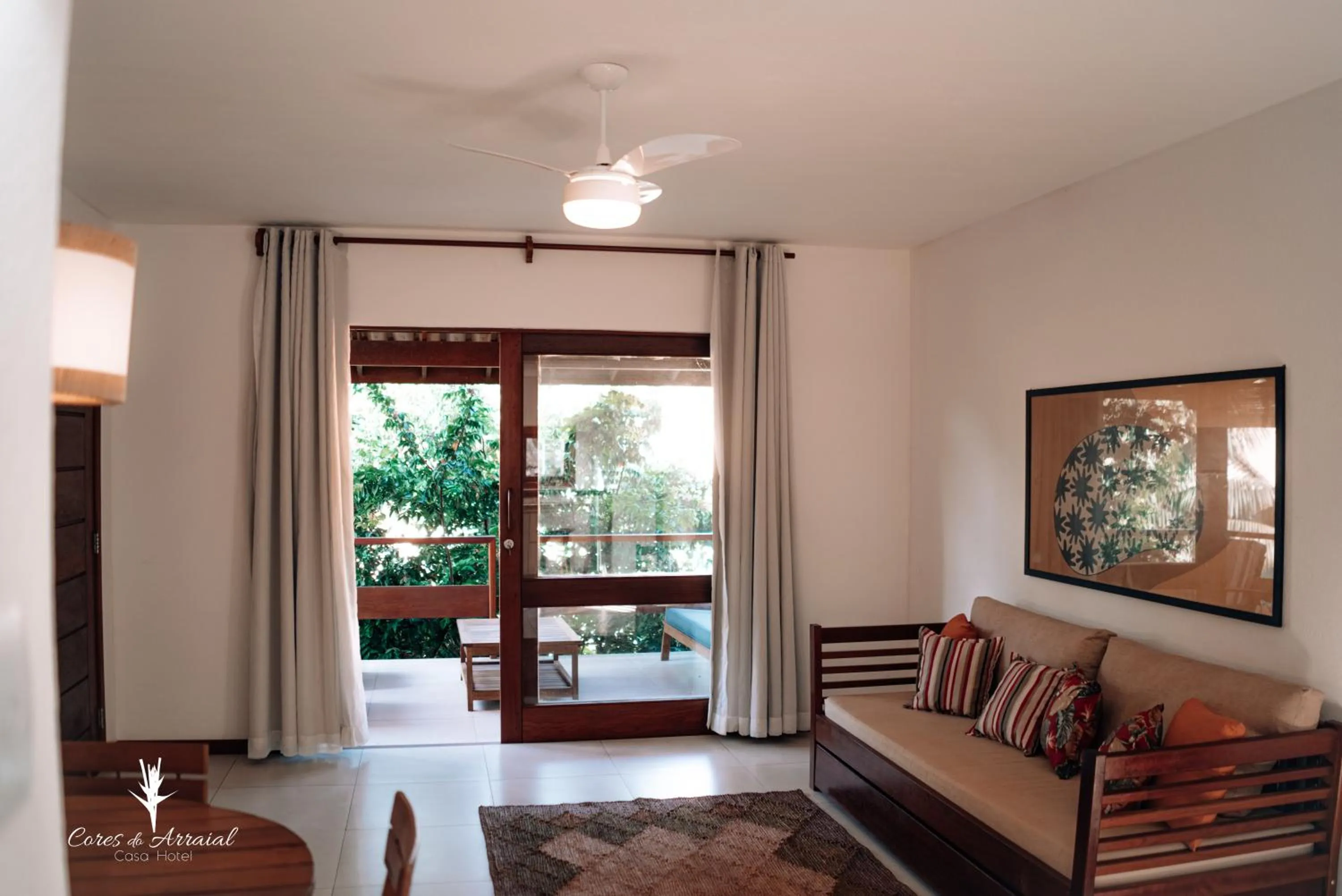 Living room in Cores do Arraial Residence Hotel