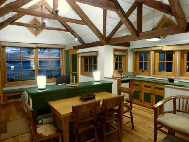 Kitchen or kitchenette in Cabañas Quebrada Verde
