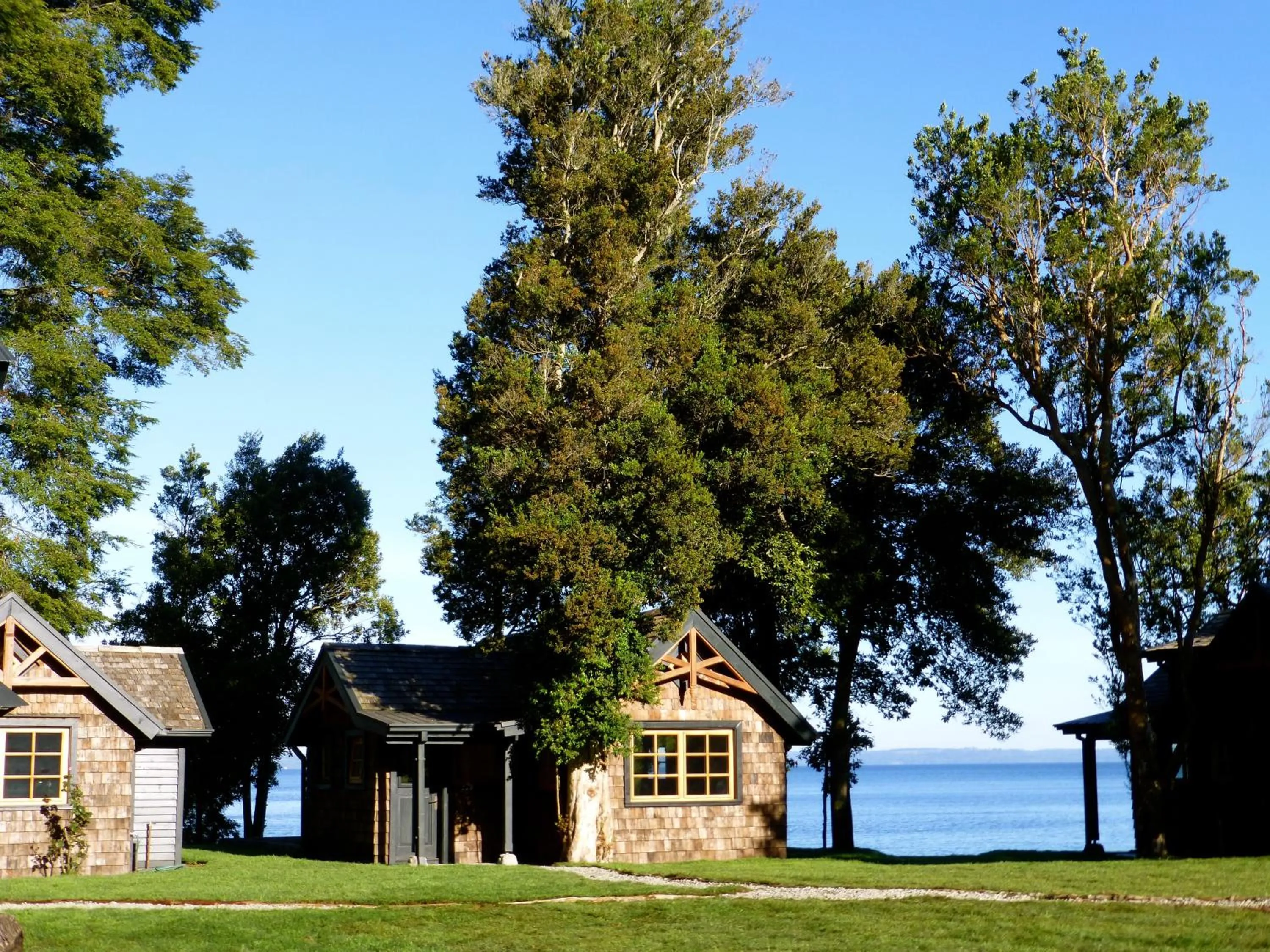 Garden view in Cabañas Quebrada Verde