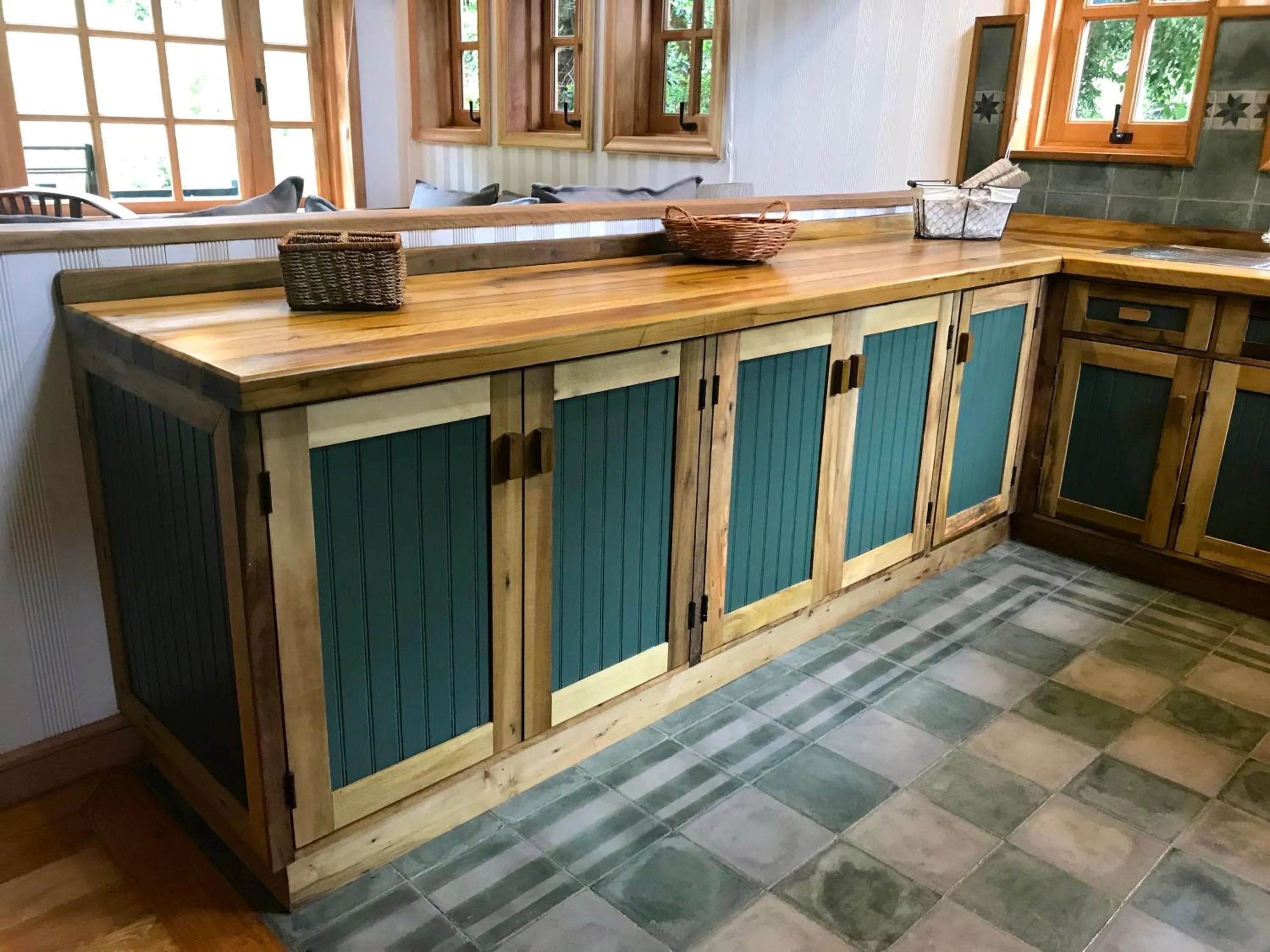 Kitchen or kitchenette in Cabañas Quebrada Verde