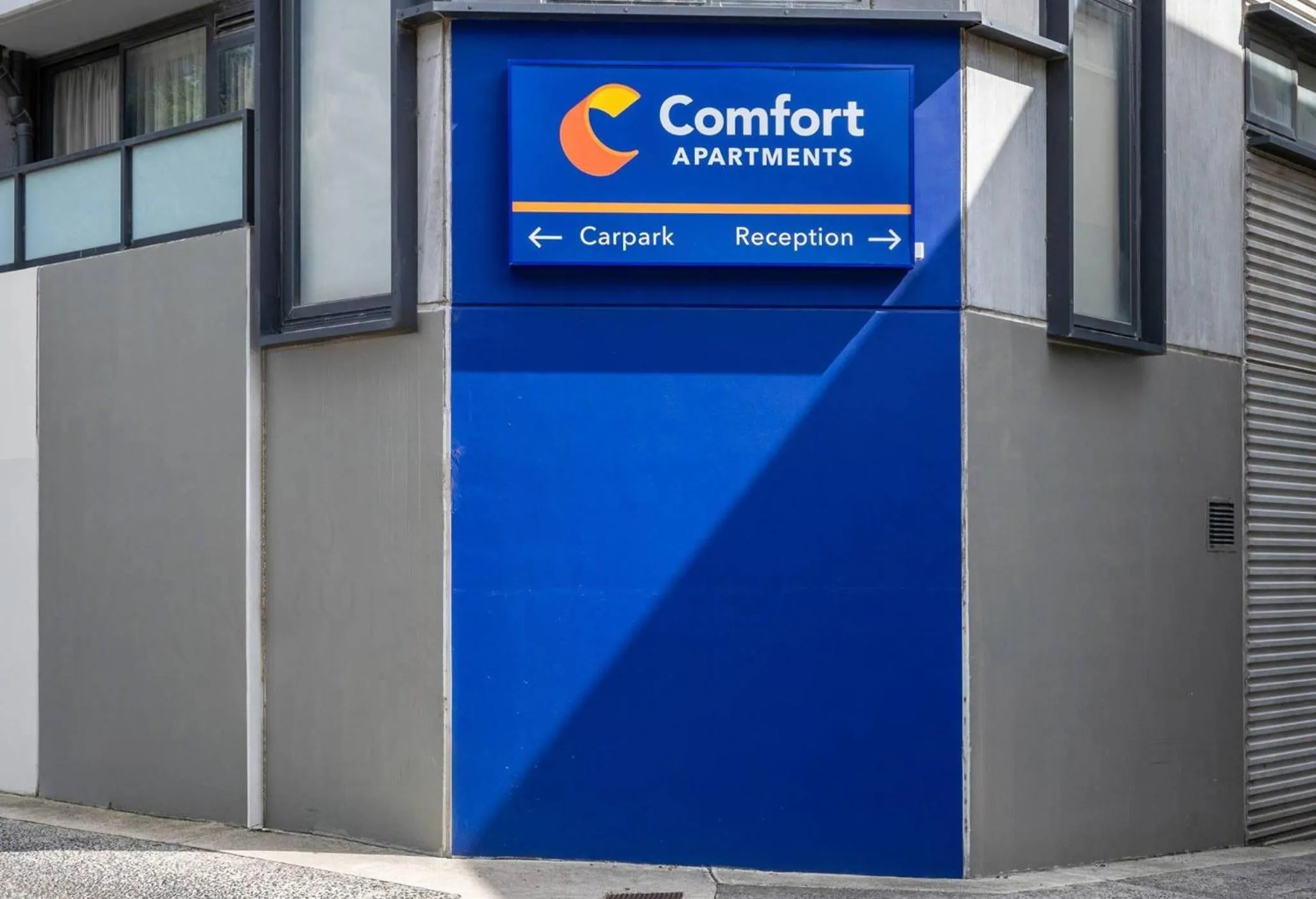 Property building in Comfort Apartments Box Hill