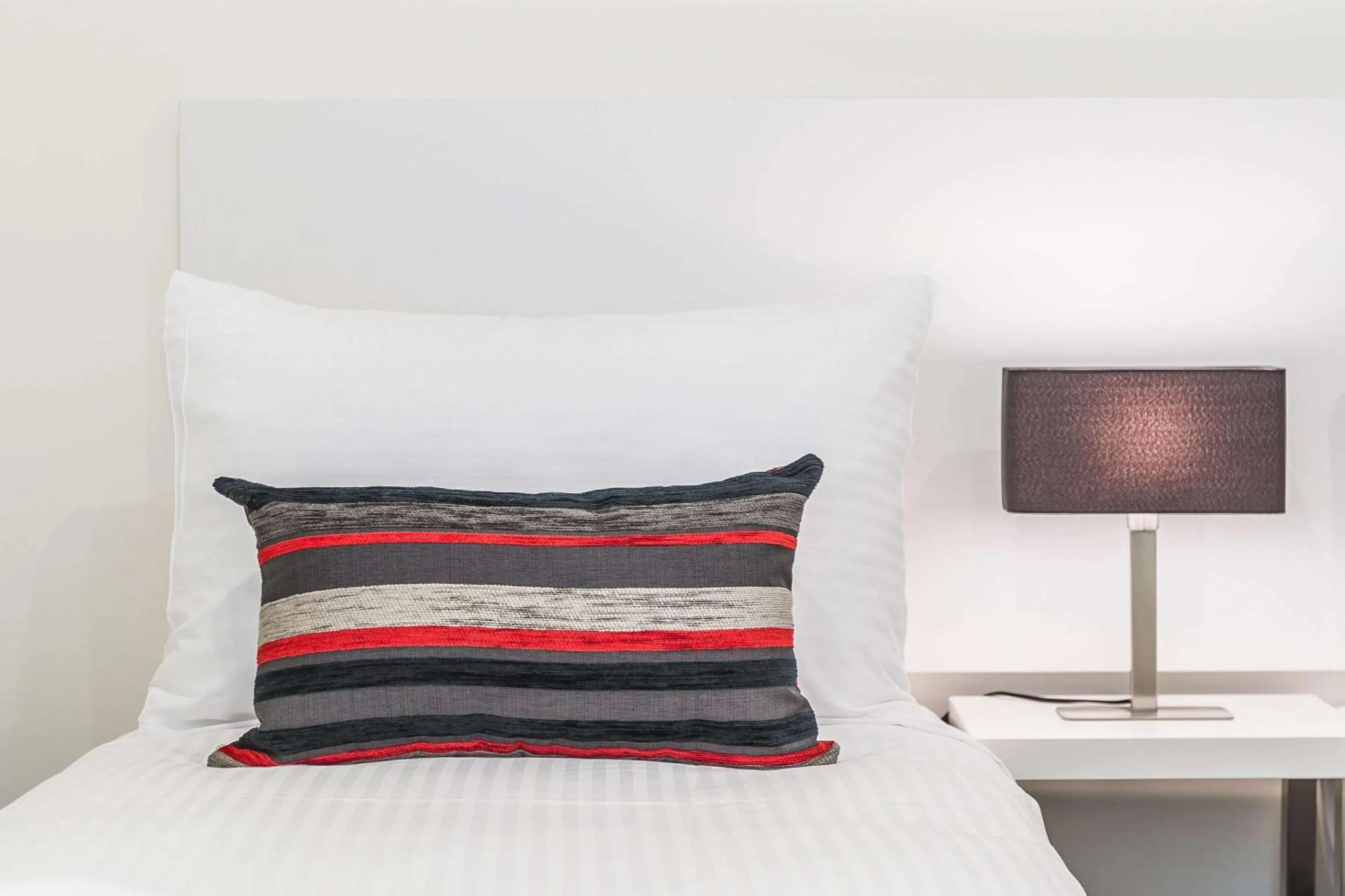 Bedroom, Bed in Comfort Apartments Box Hill