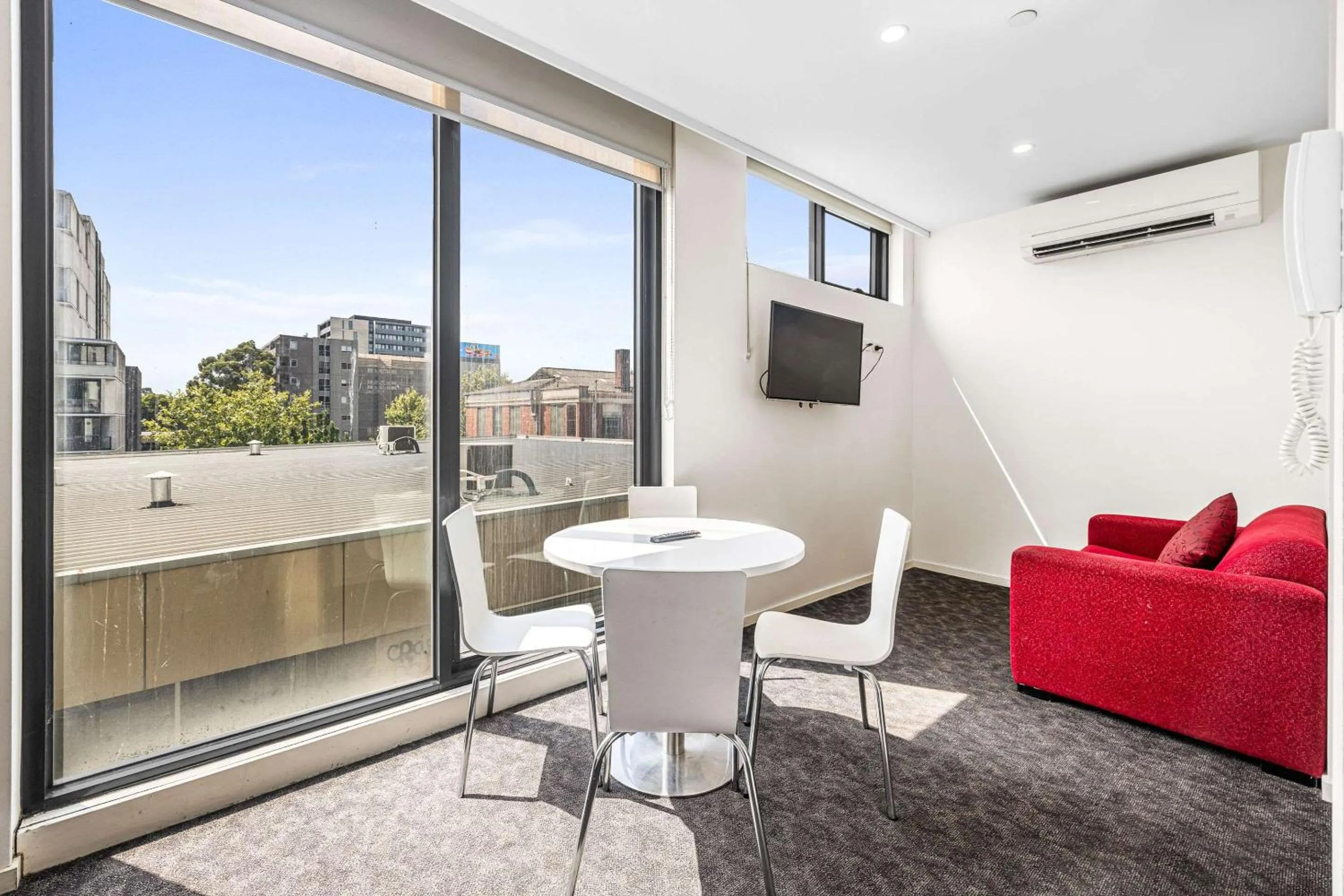 Bedroom in Comfort Apartments Box Hill