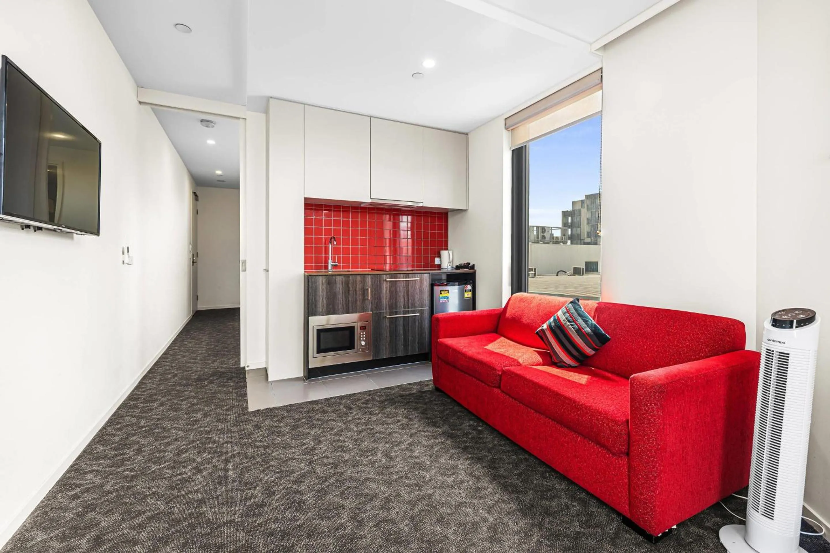 Bedroom in Comfort Apartments Box Hill