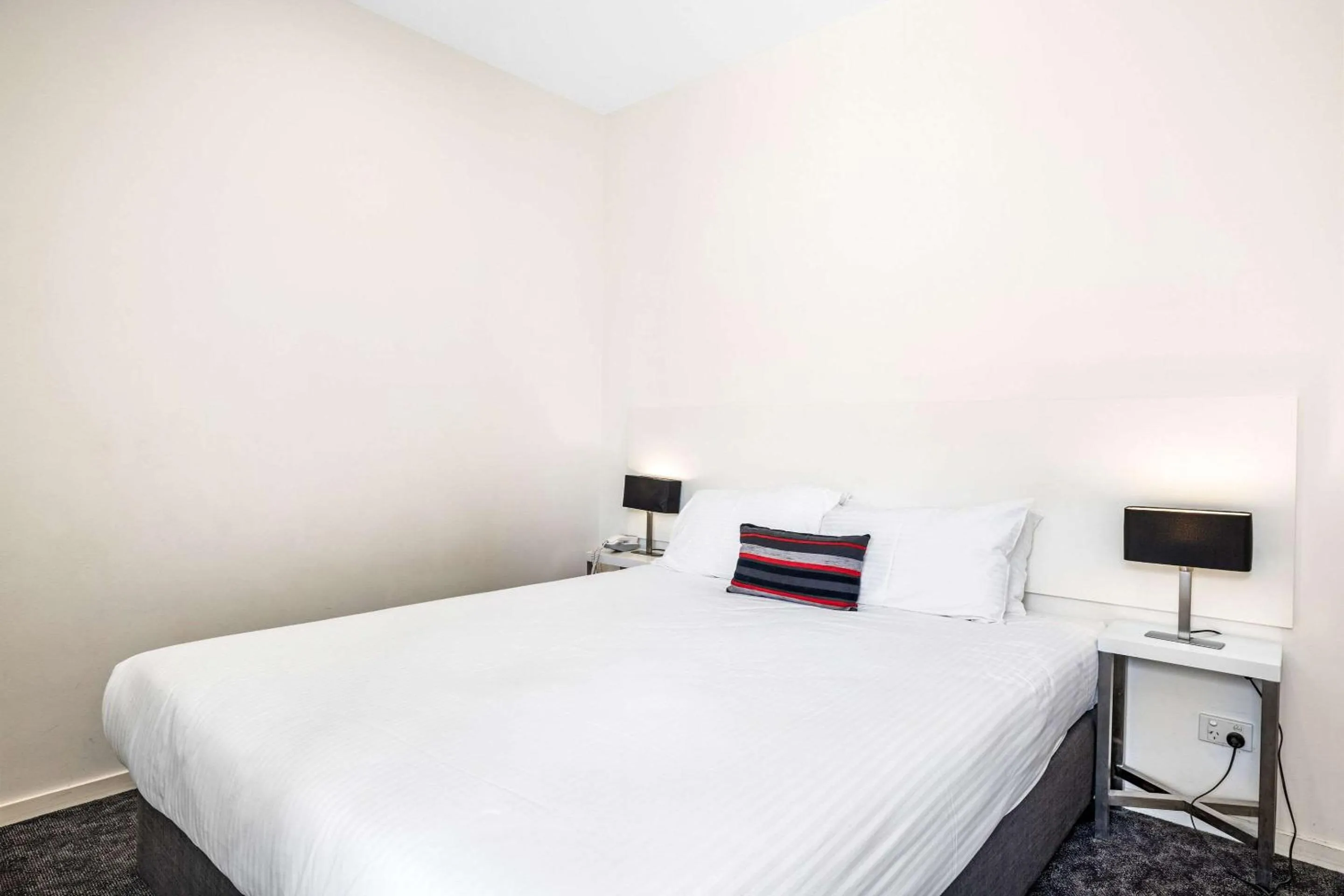 Bedroom, Bed in Comfort Apartments Box Hill