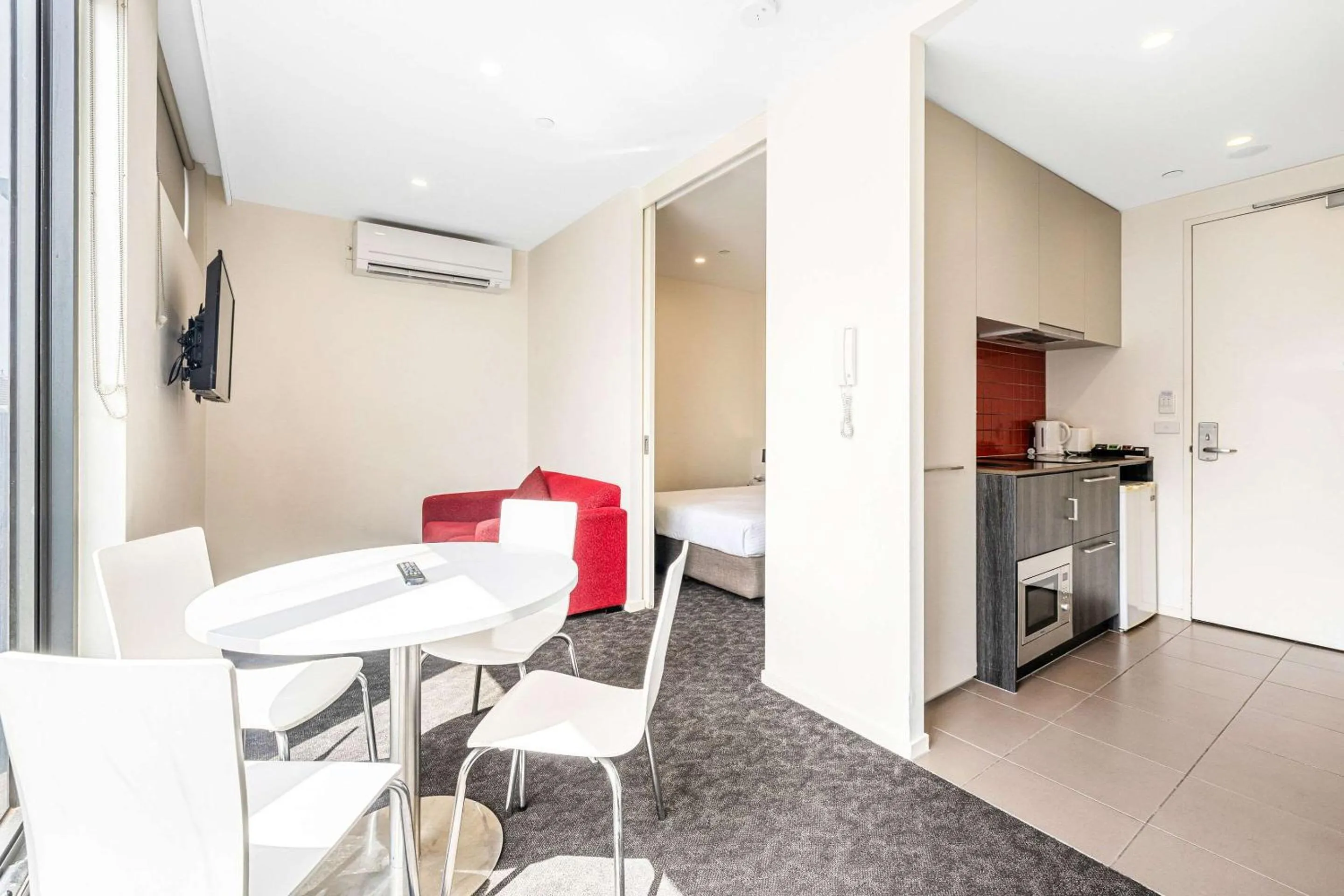 Bedroom in Comfort Apartments Box Hill
