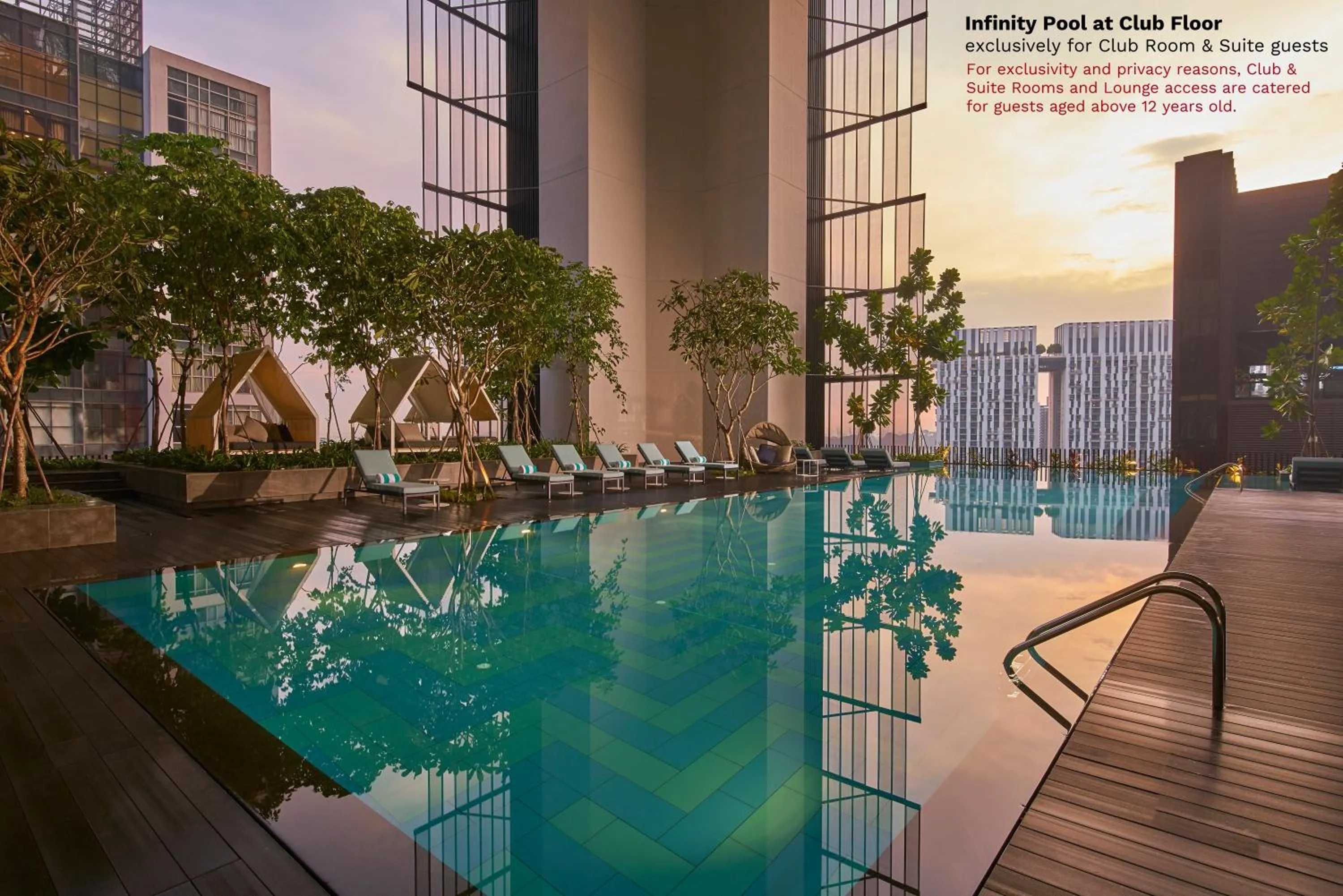 Swimming pool in Oasia Hotel Downtown, Singapore by Far East Hospitality