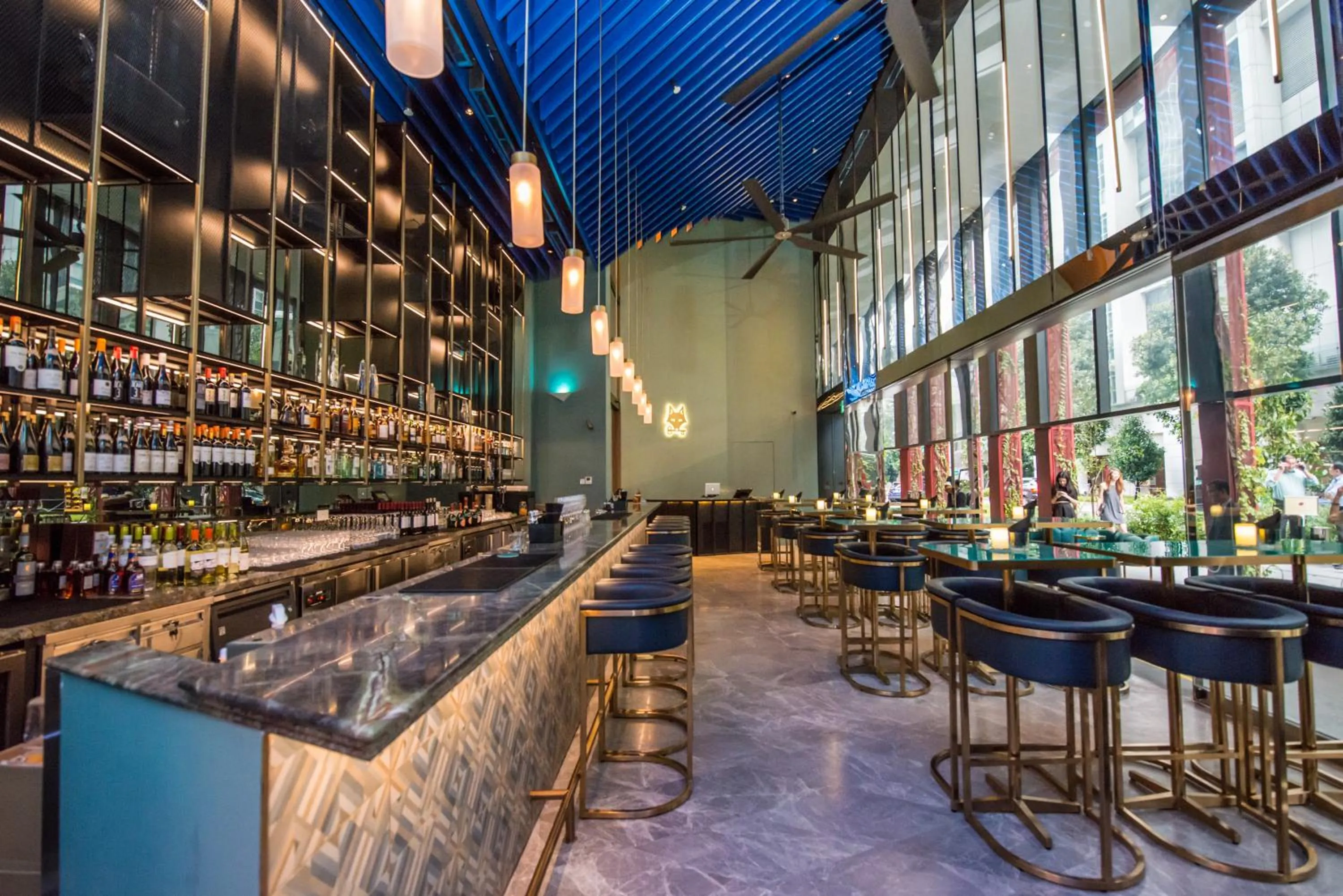 Lounge or bar in Oasia Hotel Downtown, Singapore by Far East Hospitality