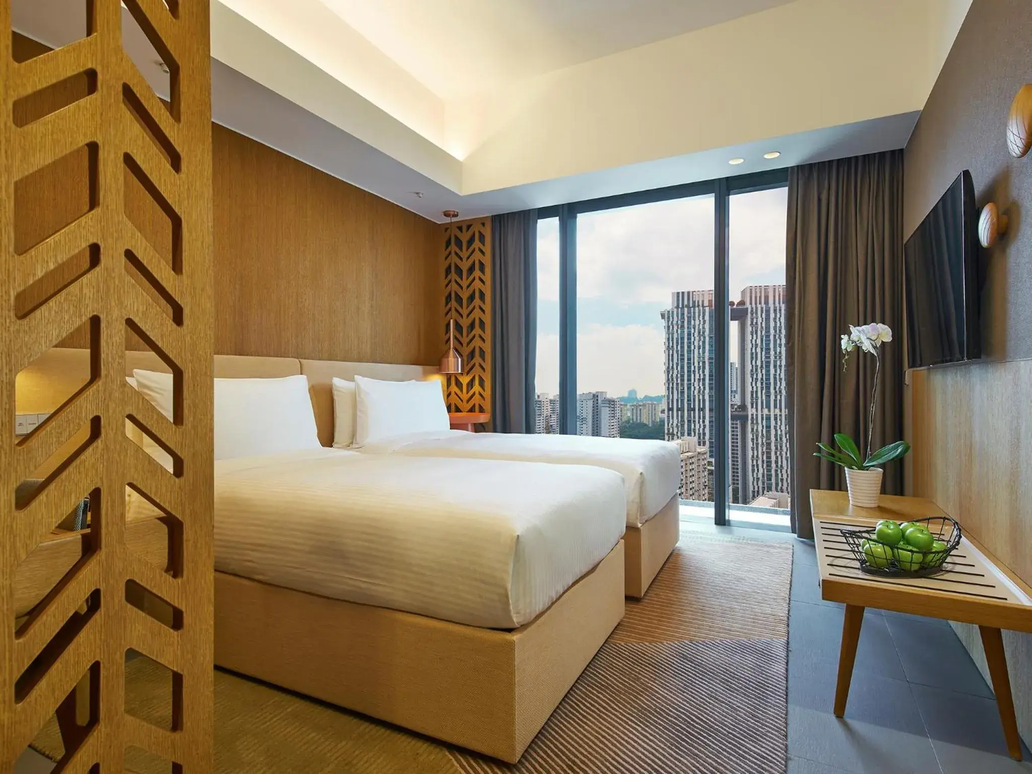 Photo of the whole room, Bed in Oasia Hotel Downtown, Singapore by Far East Hospitality Photo of the whole room, Bed in Oasia Hotel Downtown, Singapore by Far East Hospitality