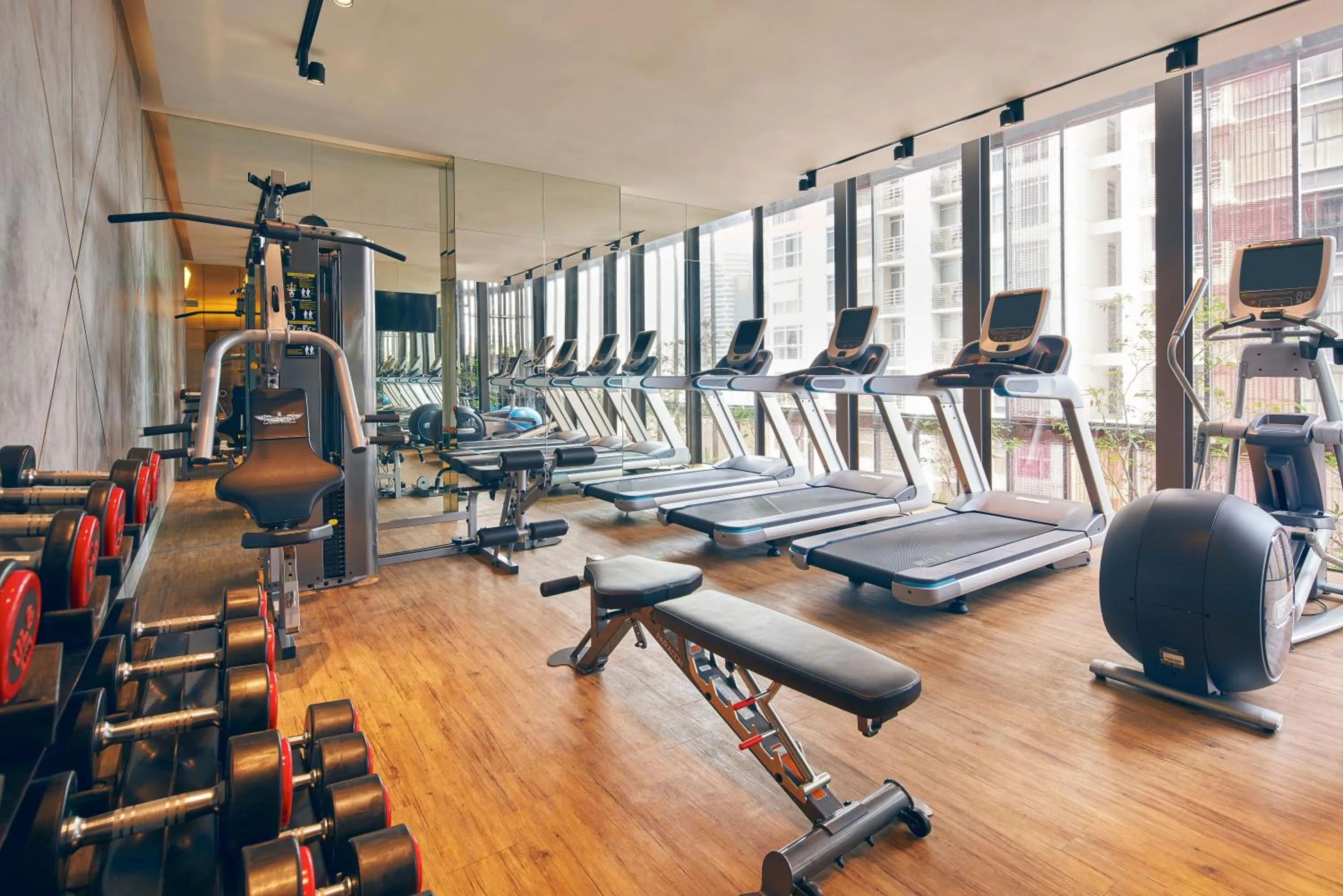 Fitness centre/facilities in Oasia Hotel Downtown, Singapore by Far East Hospitality