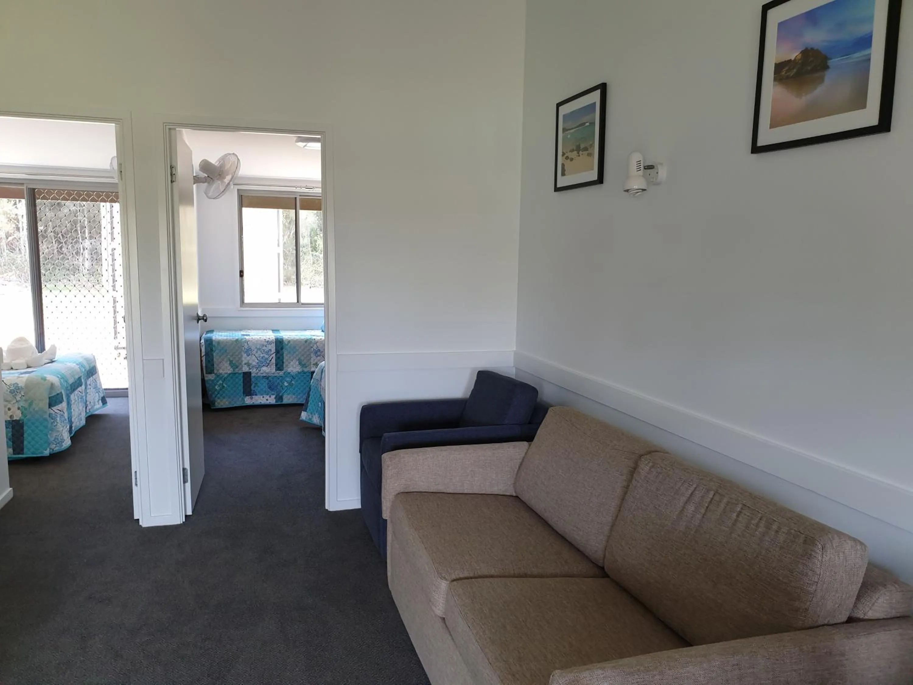 Living room in Tuncurry Lakes Resort