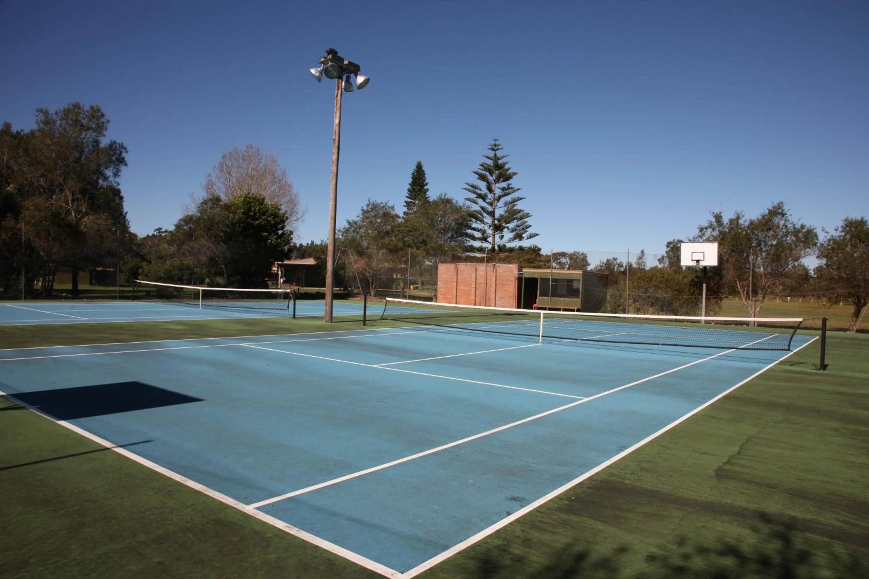 Tennis court in Tuncurry Lakes Resort