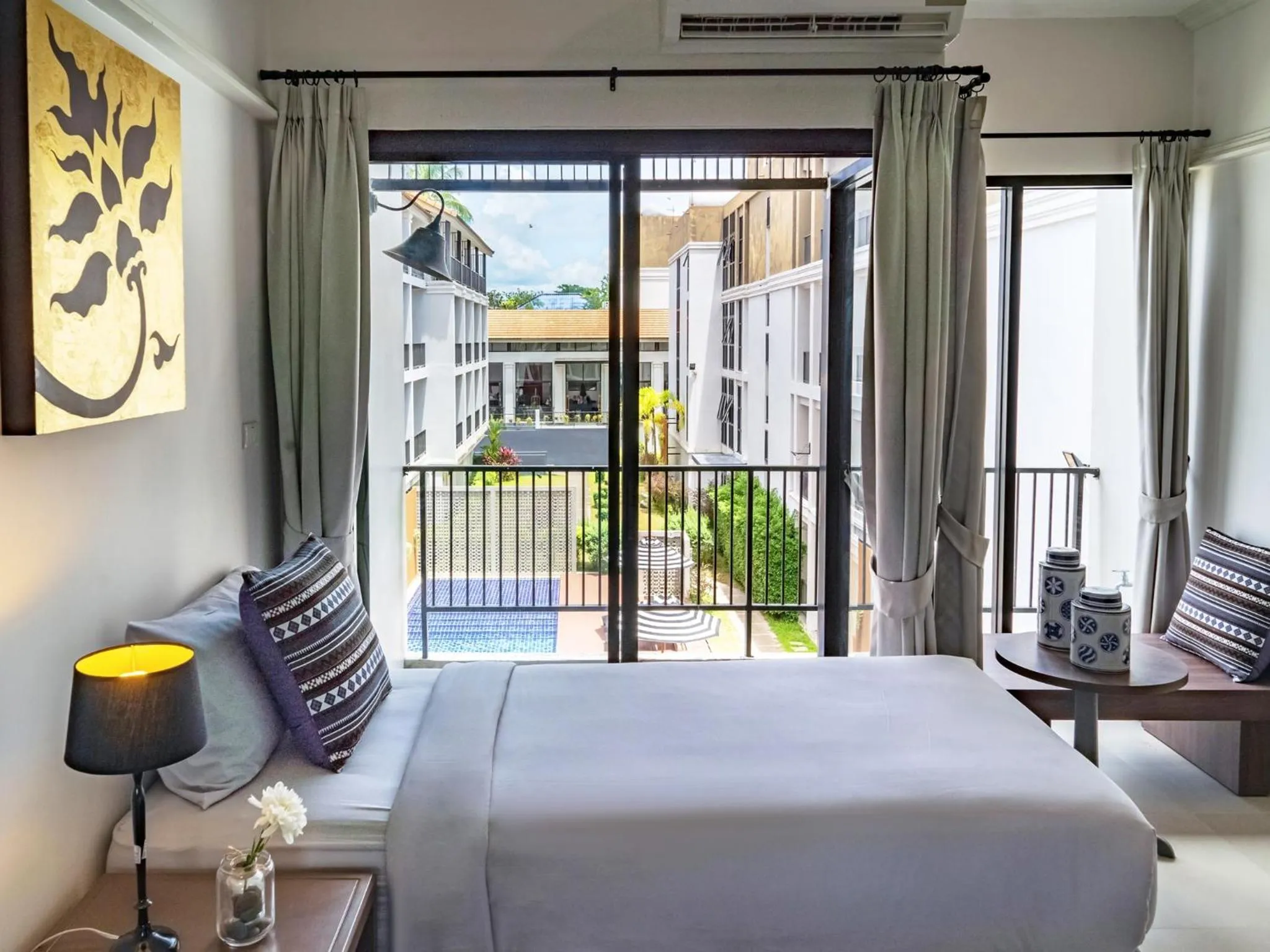 Photo of the whole room, Bed in Fortune Riverview Hotel Chiang Khong