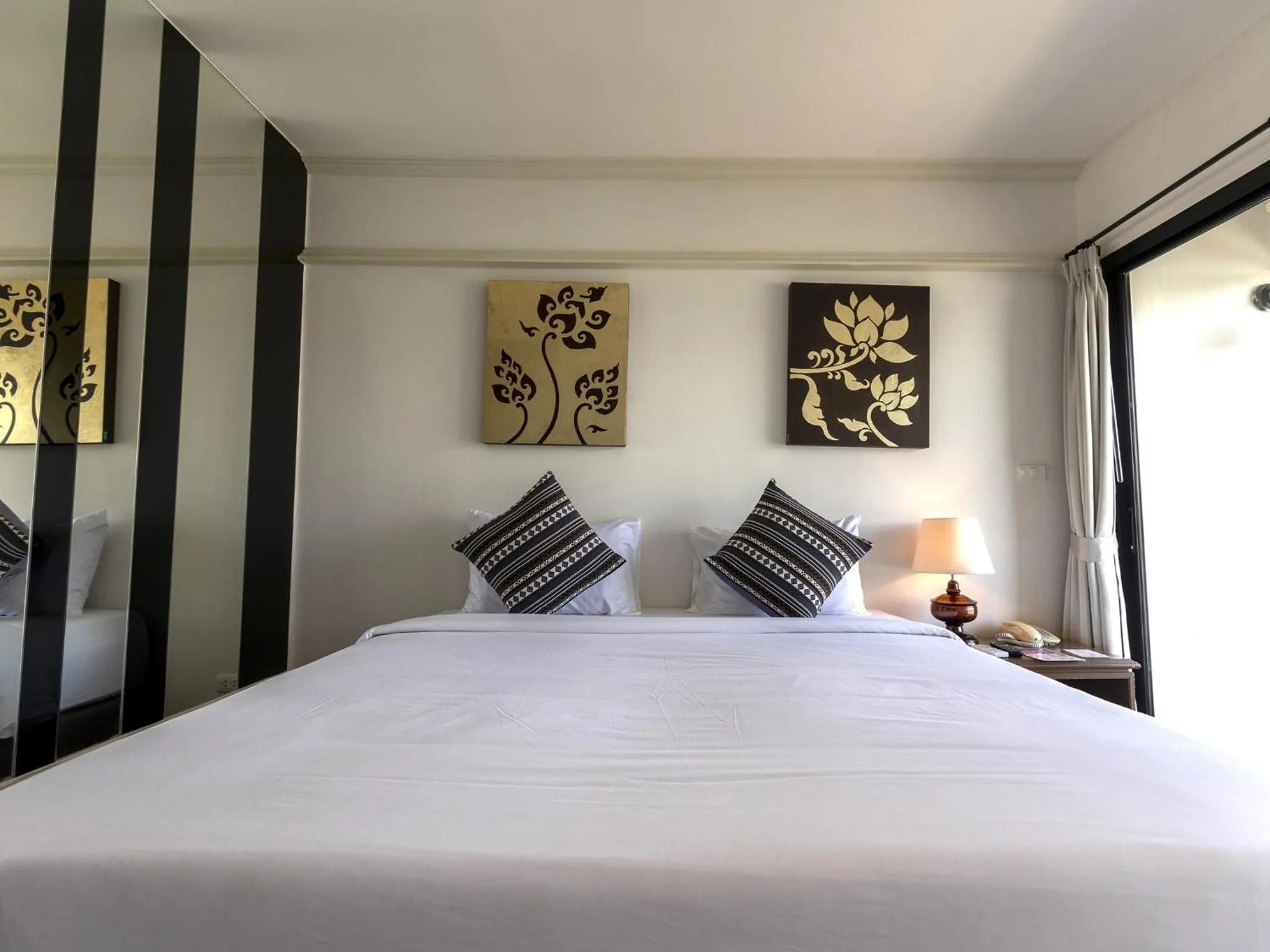 Bed in Fortune Riverview Hotel Chiang Khong