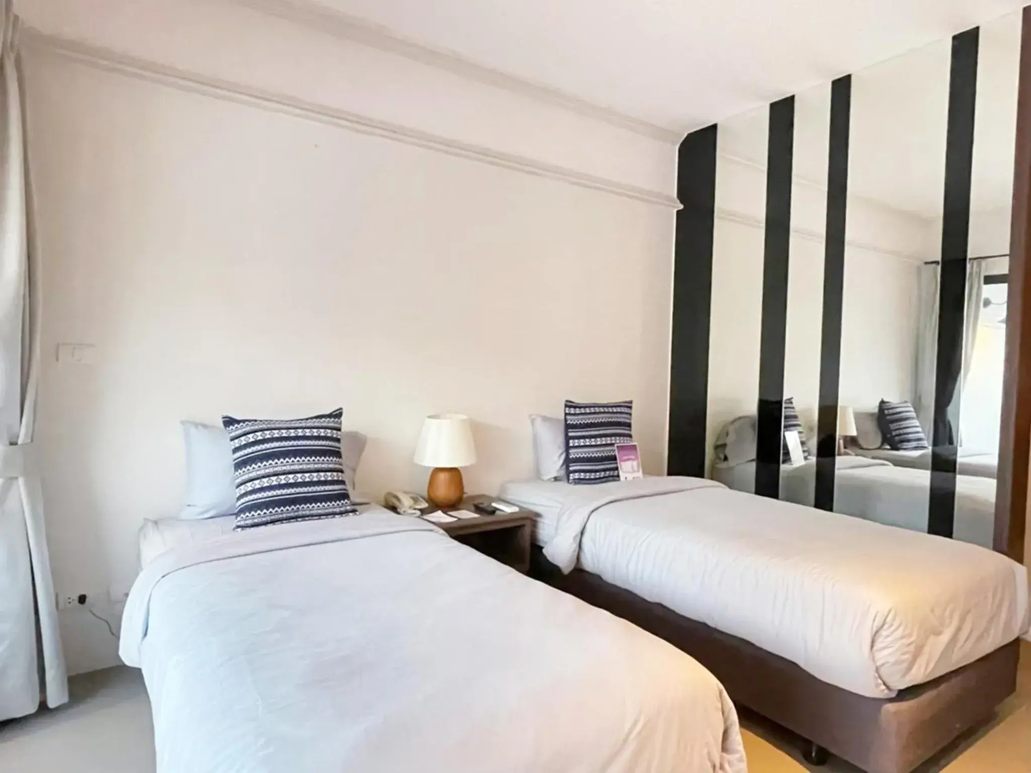 Bed in Fortune Riverview Hotel Chiang Khong Bed in Fortune Riverview Hotel Chiang Khong