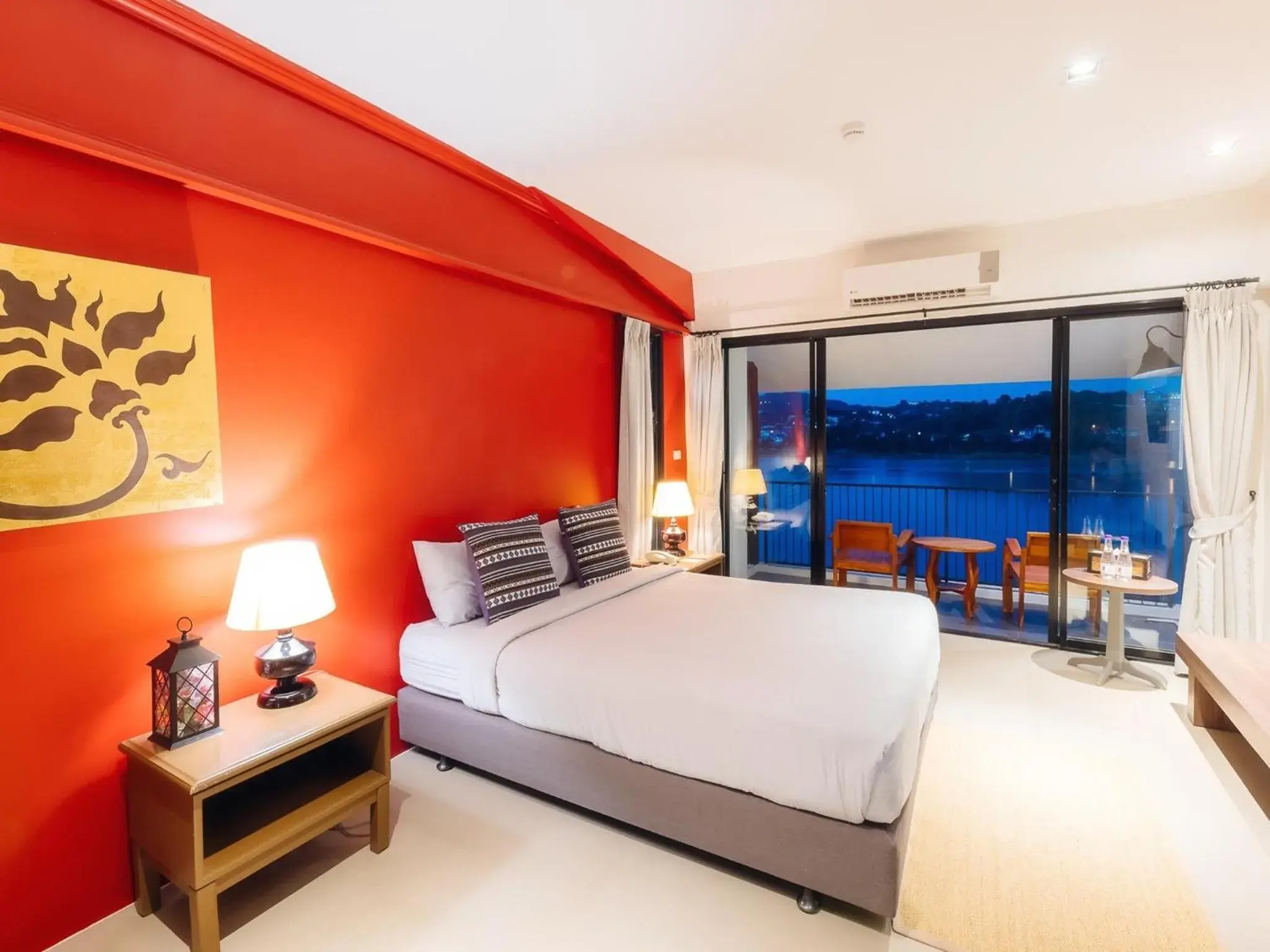 Bedroom, Bed in Fortune Riverview Hotel Chiang Khong Bedroom, Bed in Fortune Riverview Hotel Chiang Khong