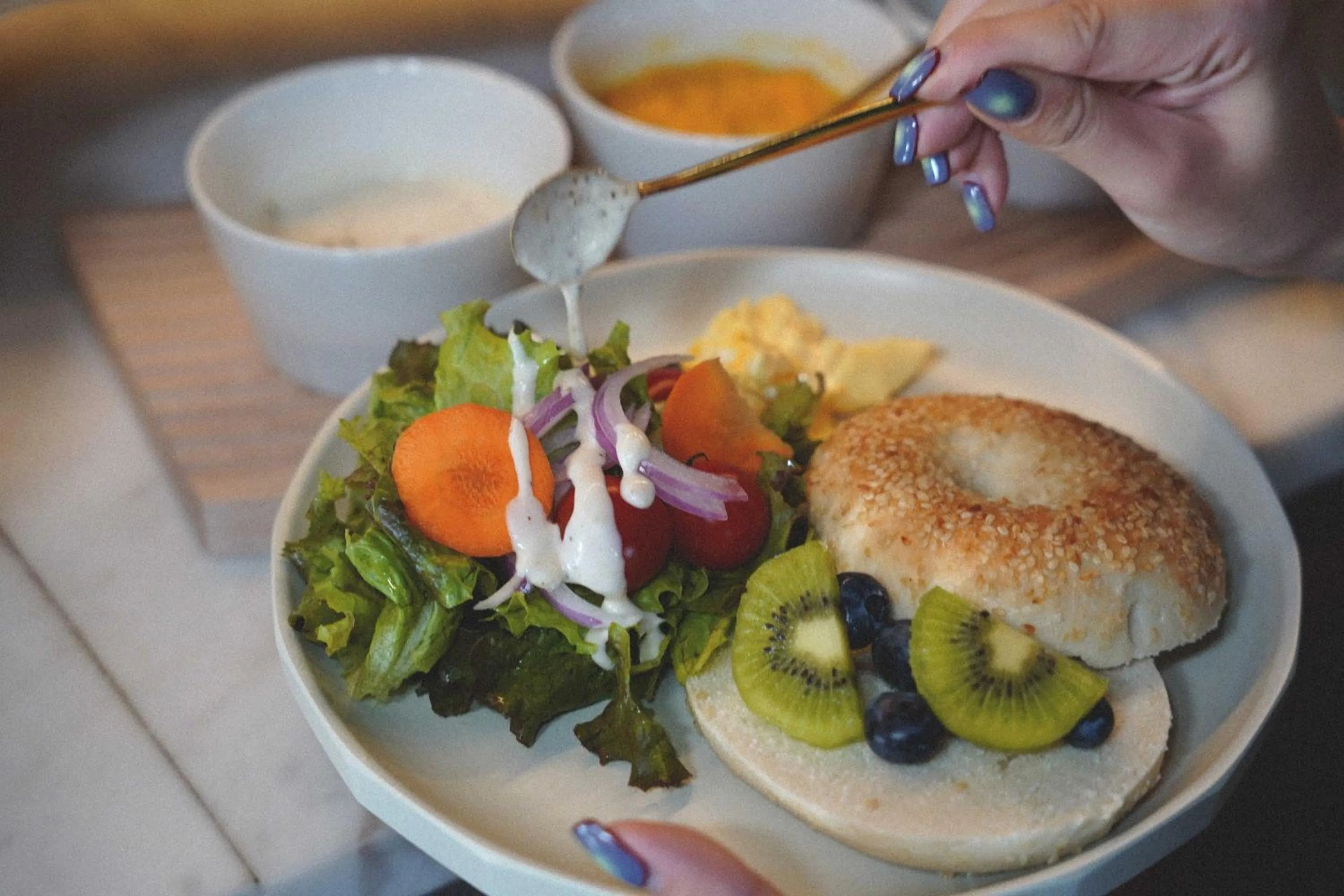 Food and drinks in Hotel She, Kyoto