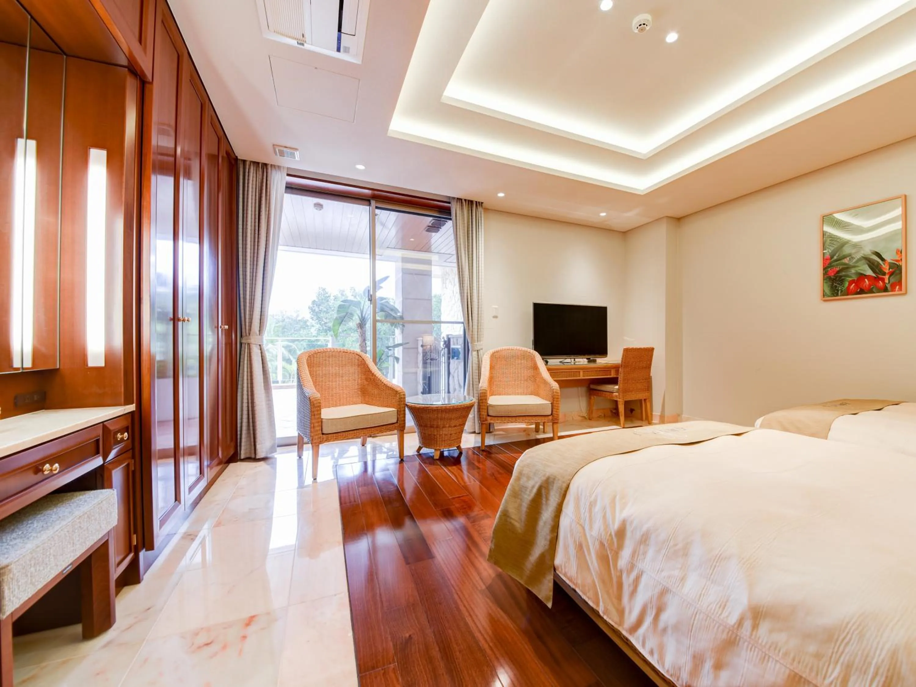 Photo of the whole room, Bed in The Ubufuru Ishigaki