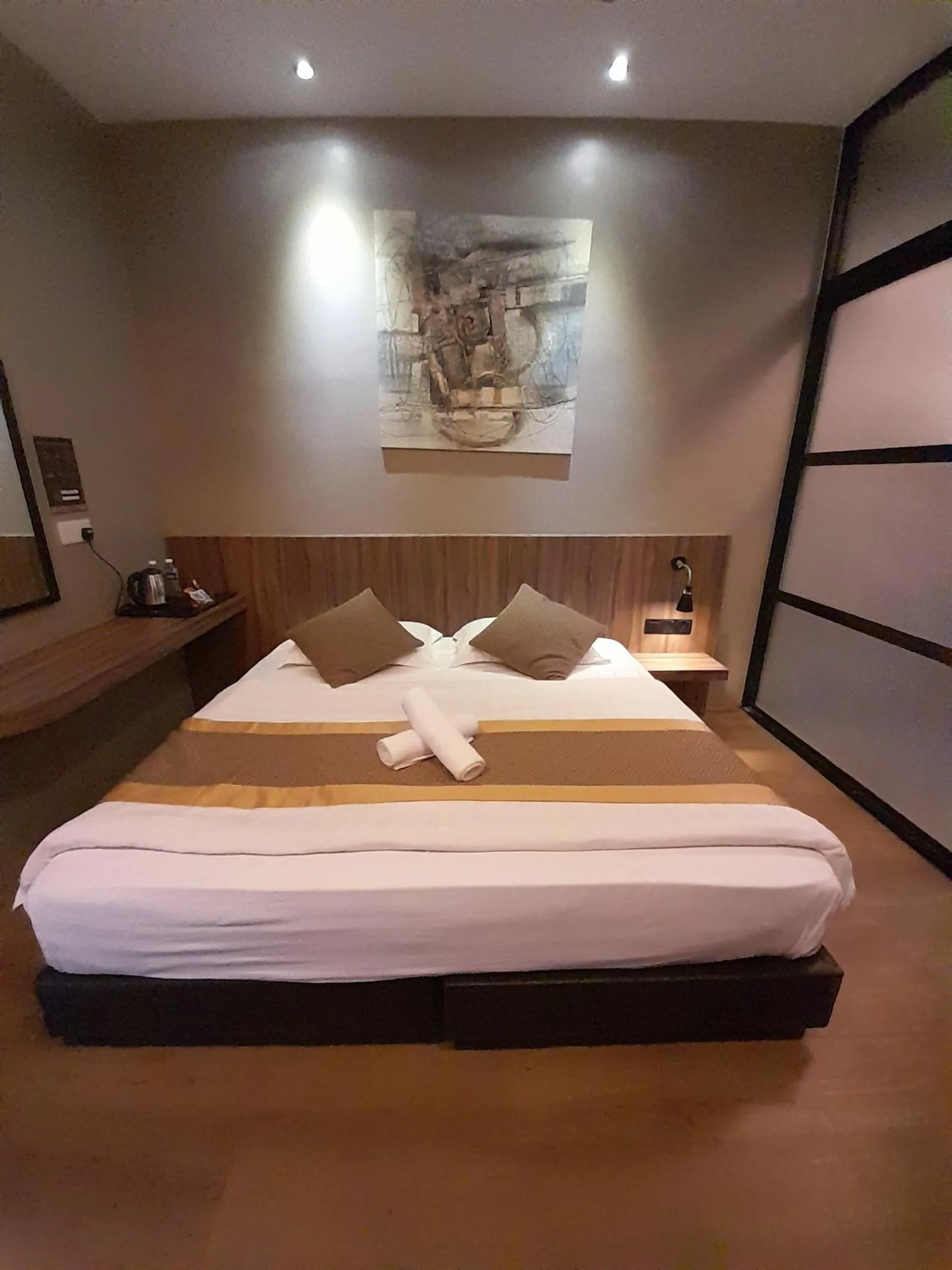 Bed in Talents Motor Park Hotel