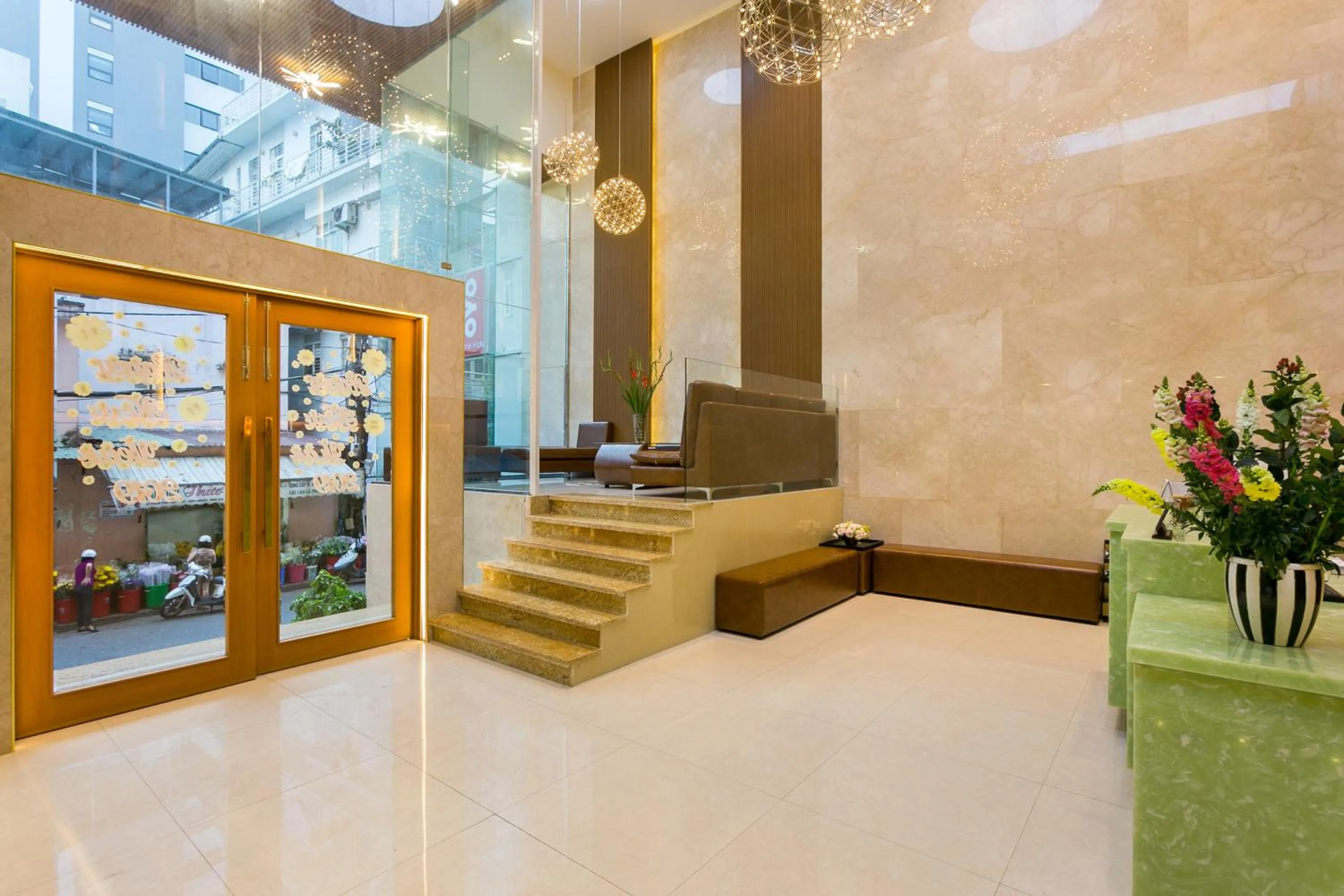 Lobby or reception in Centre Hotel