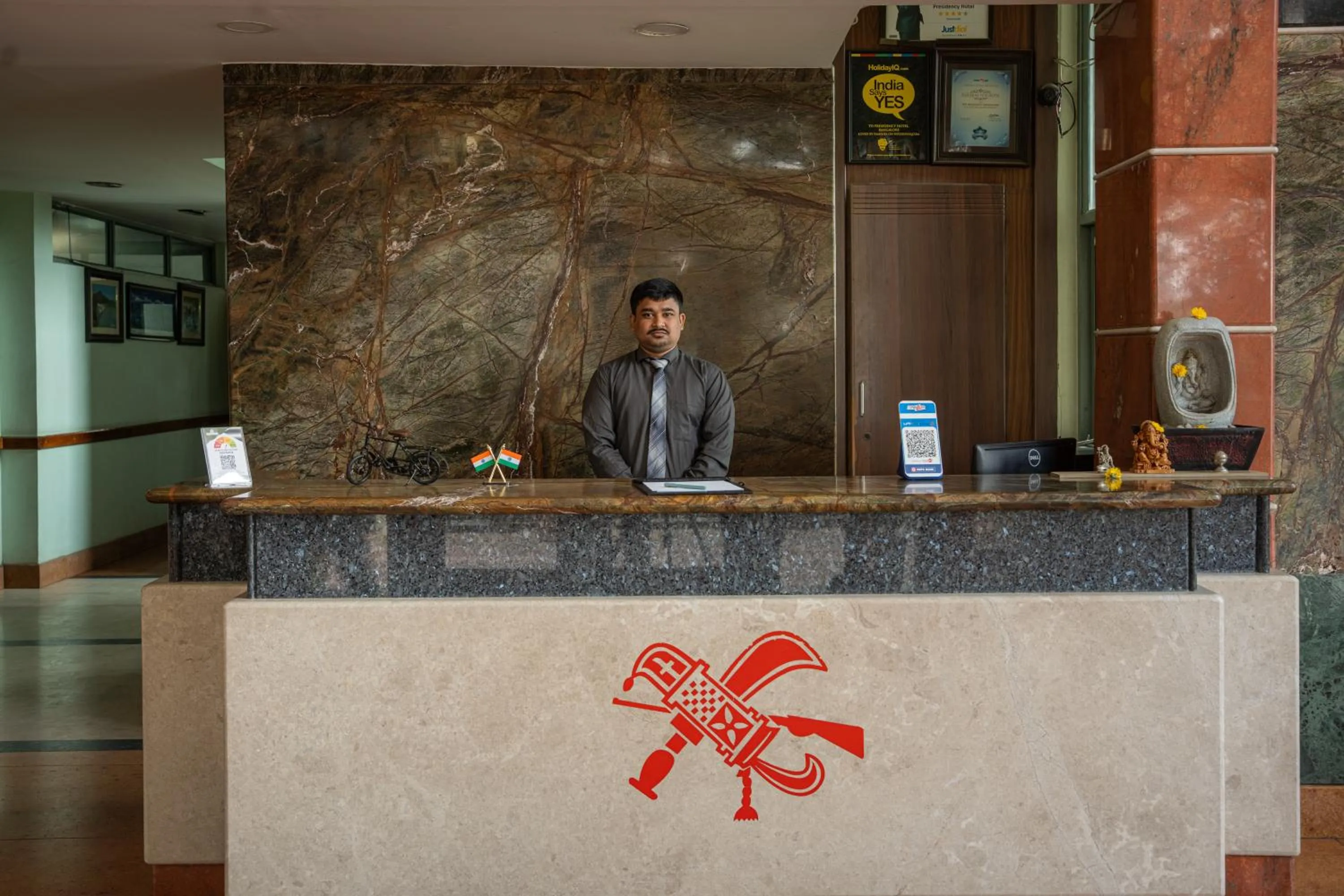 Lobby or reception in Hotel Presidency Kempegowda International Airport Bangalore