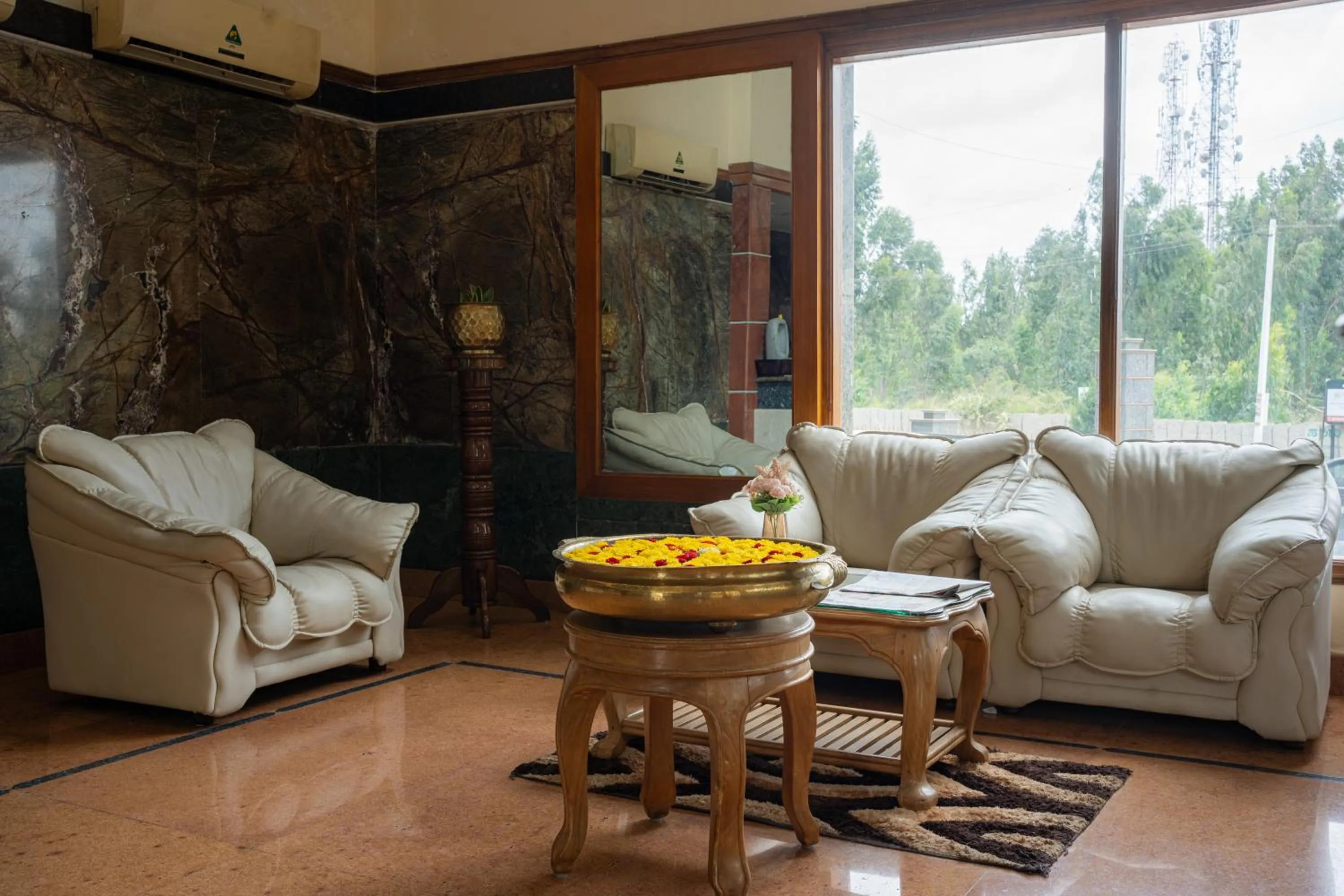 Seating area in Hotel Presidency Kempegowda International Airport Bangalore