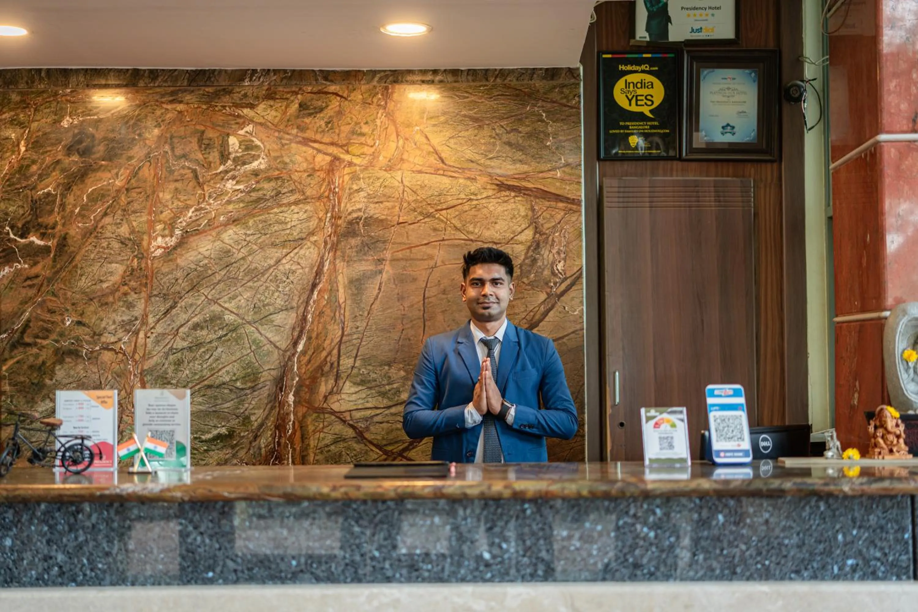 Lobby or reception in Hotel Presidency Kempegowda International Airport Bangalore