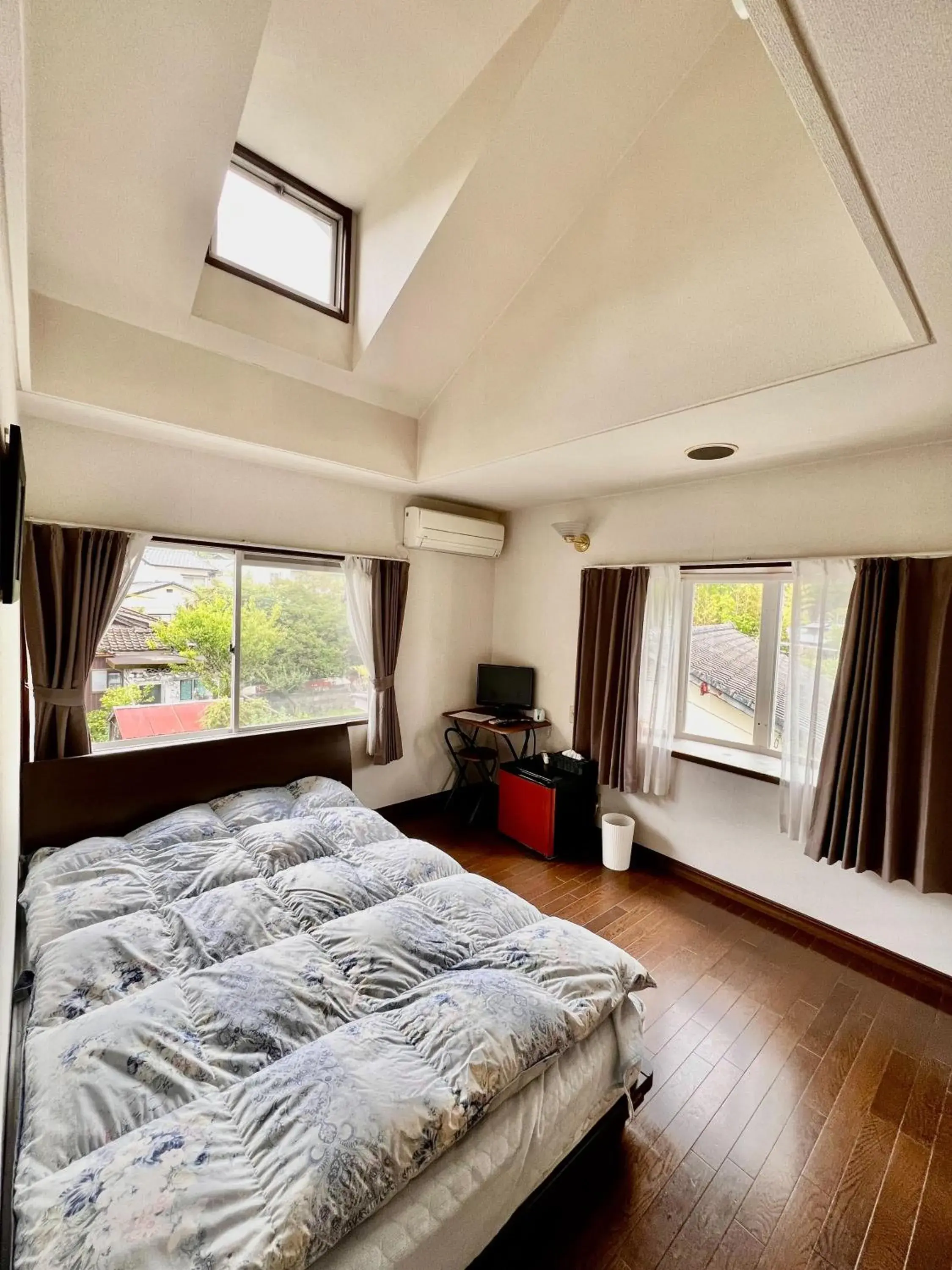 Double Room with Shared Bathroom and Mountain View - single occupancy in Yufuin Sonata Double Room with Shared Bathroom and Mountain View - single occupancy in Yufuin Sonata