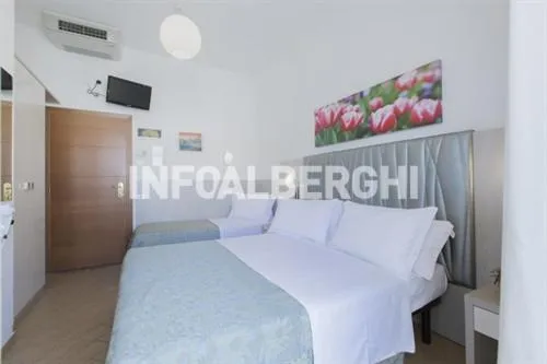 Bedroom, Bed in Hotel La Capinera