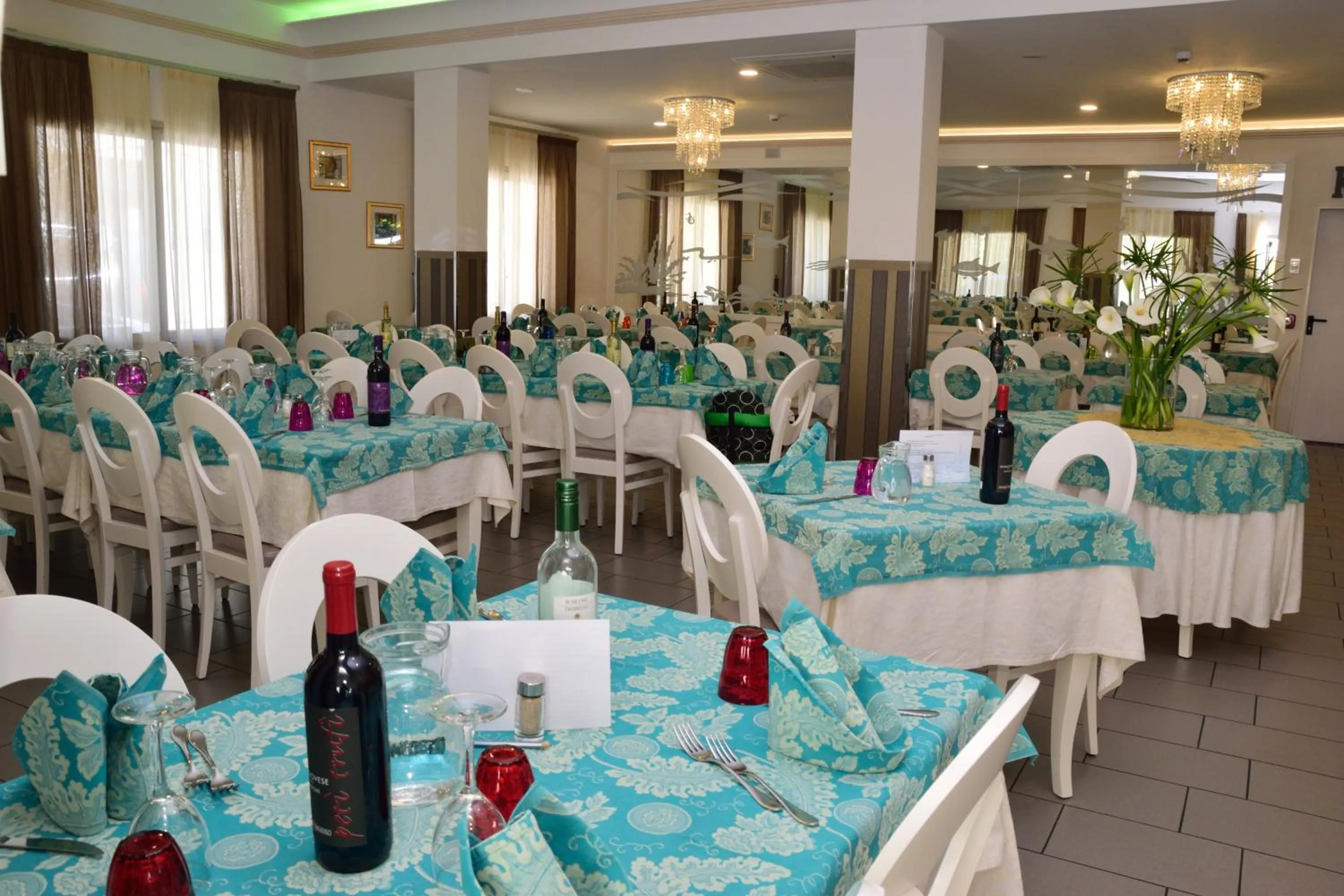 Dining area in Hotel La Capinera