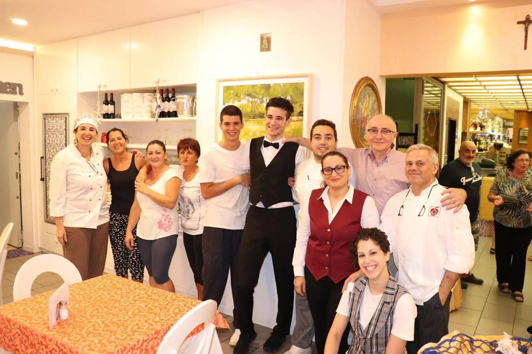 Staff in Hotel La Capinera