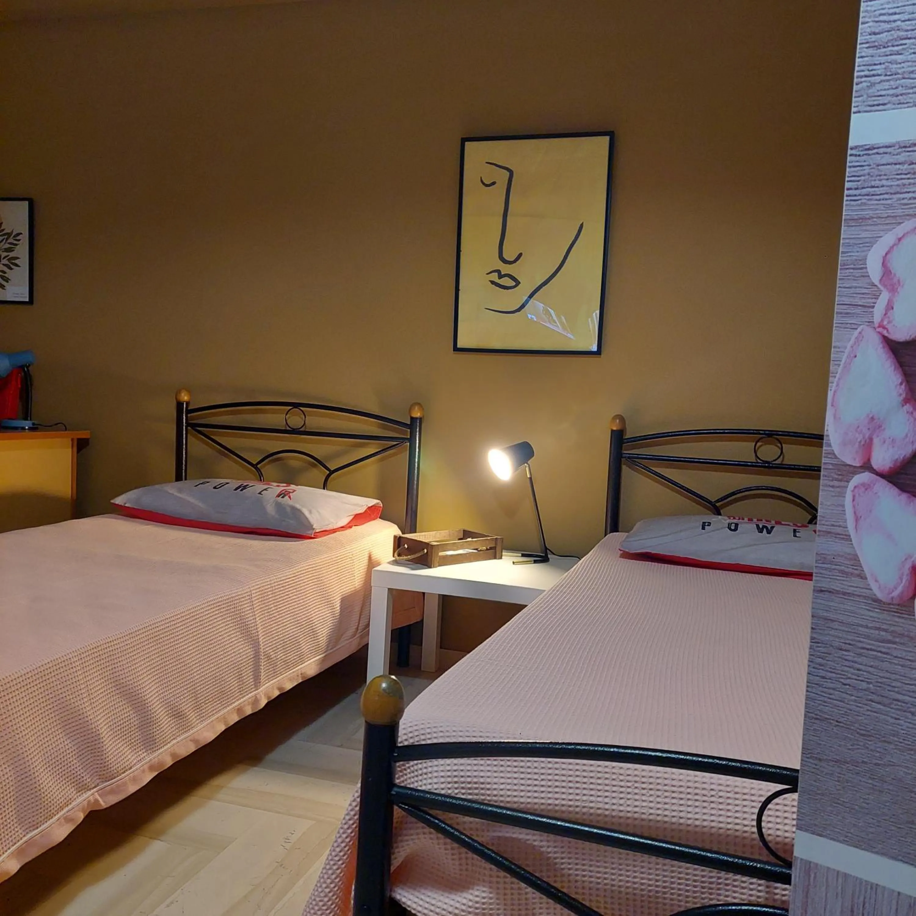 Bed in Family Apartment