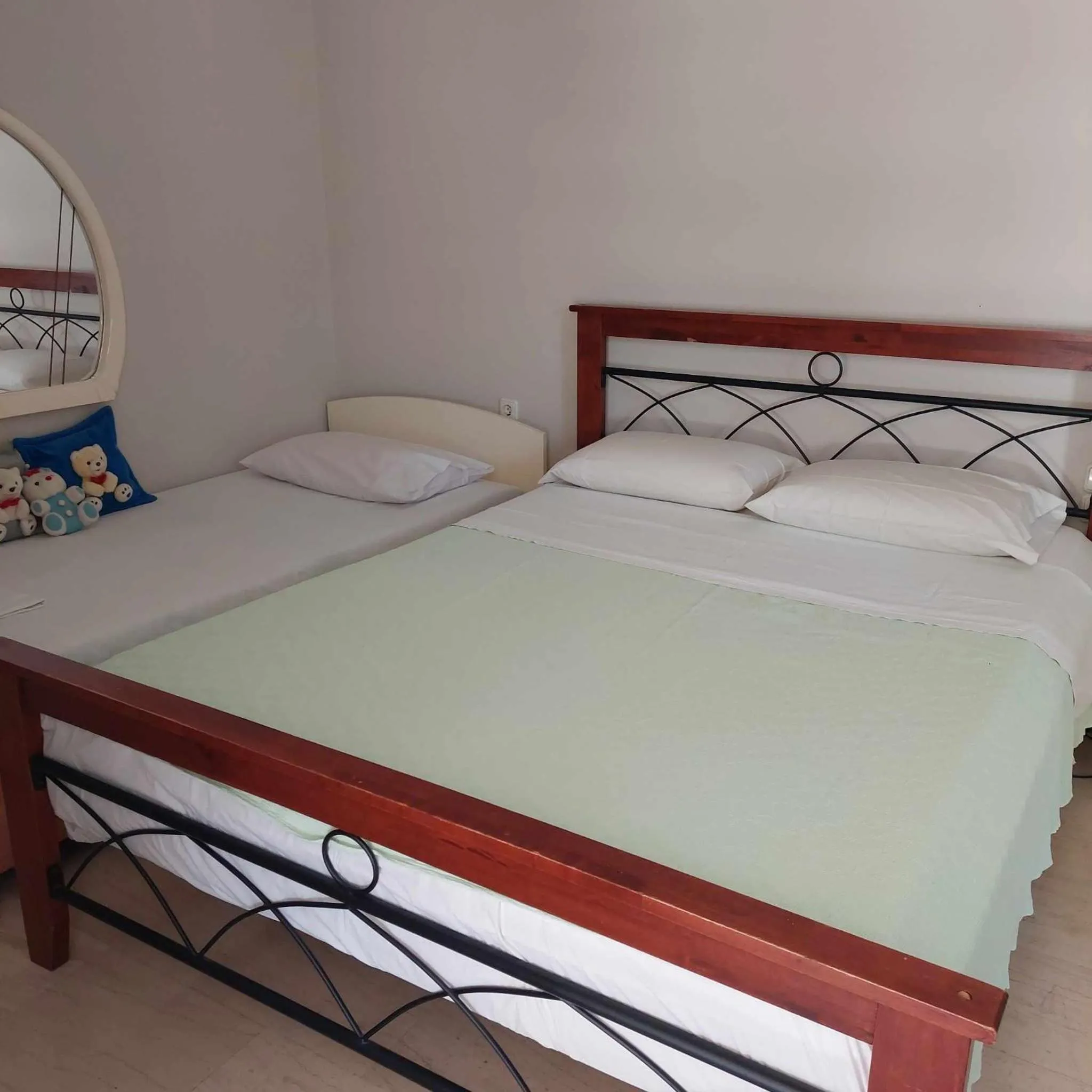 Bed in Family Apartment