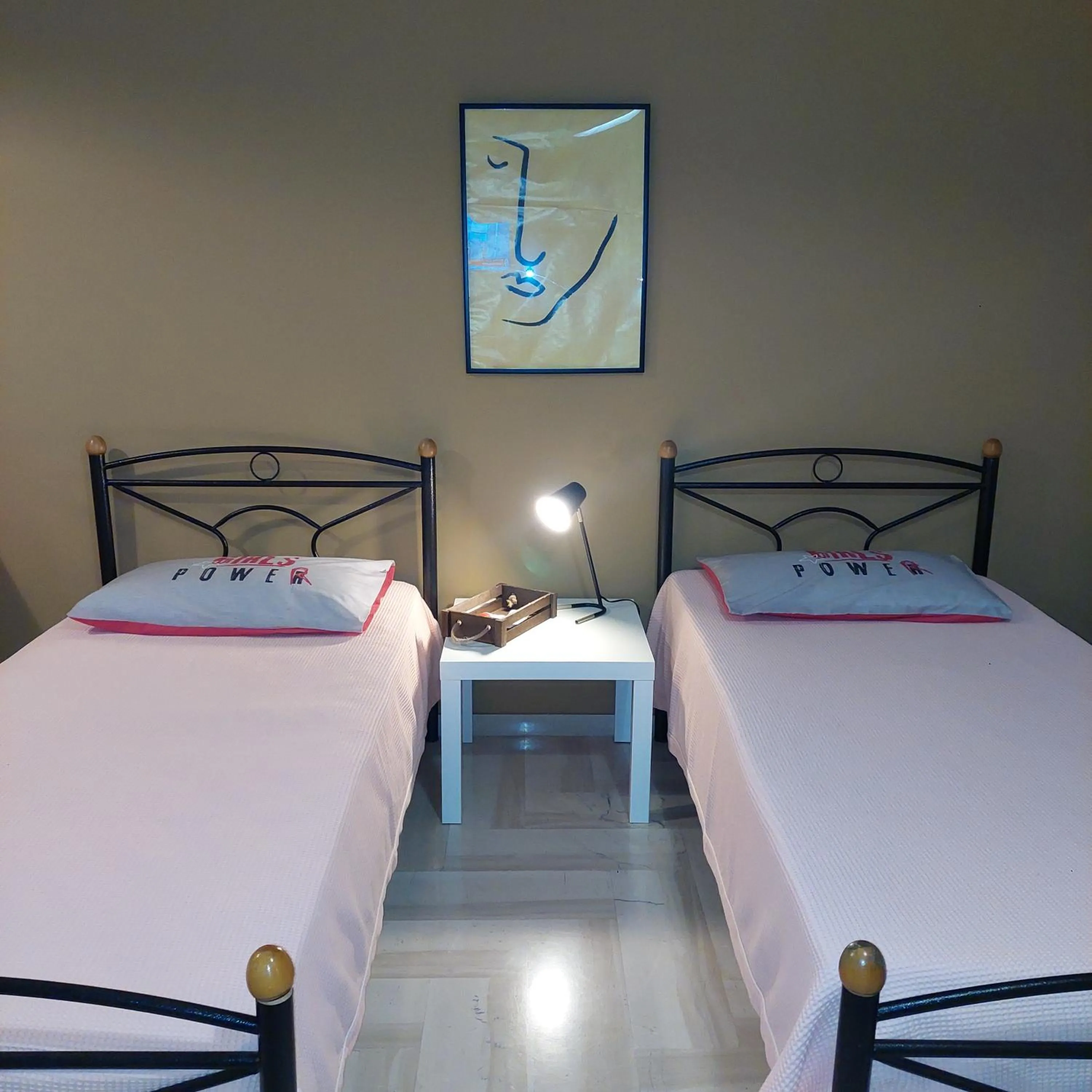 Bed in Family Apartment