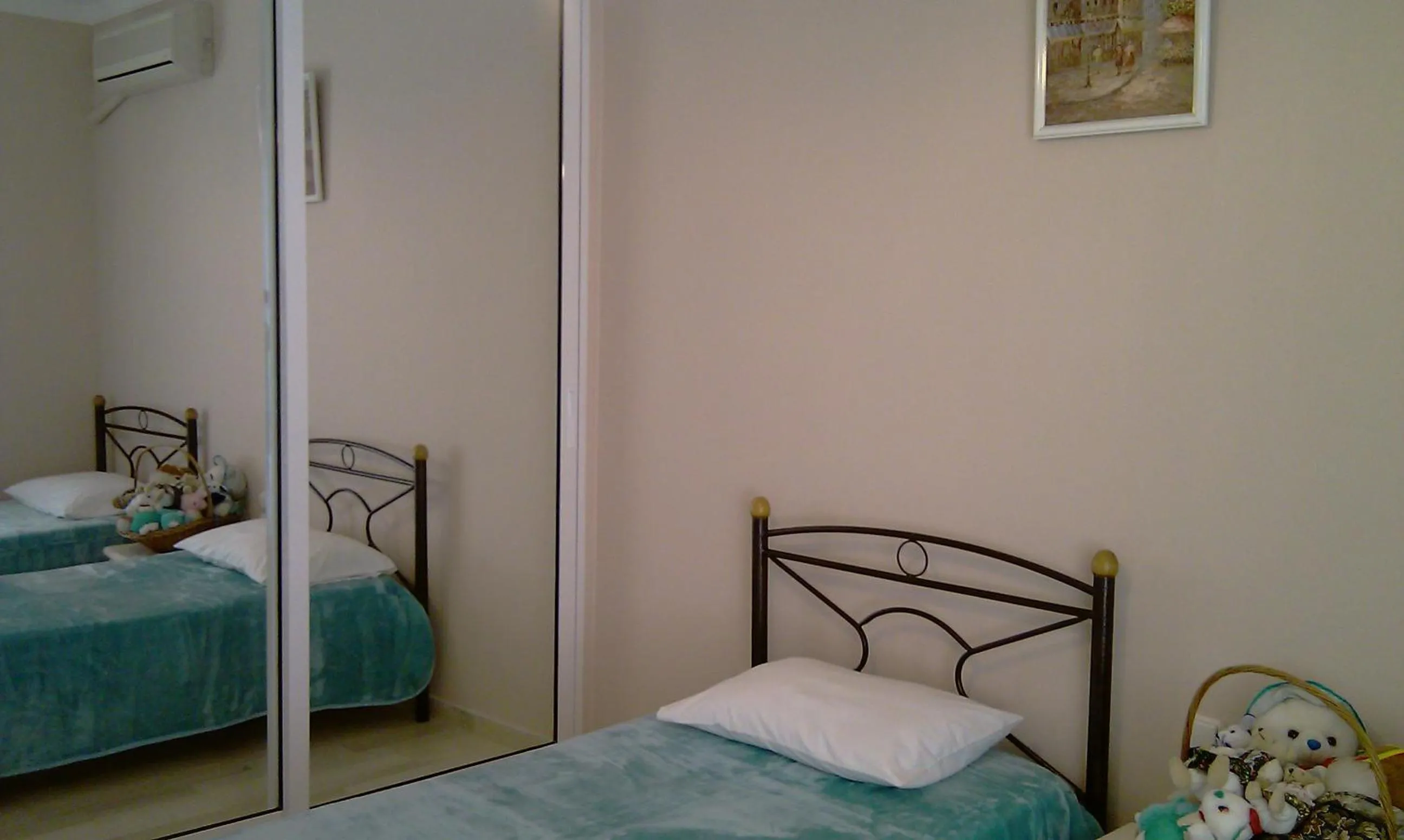 Bed in Family Apartment